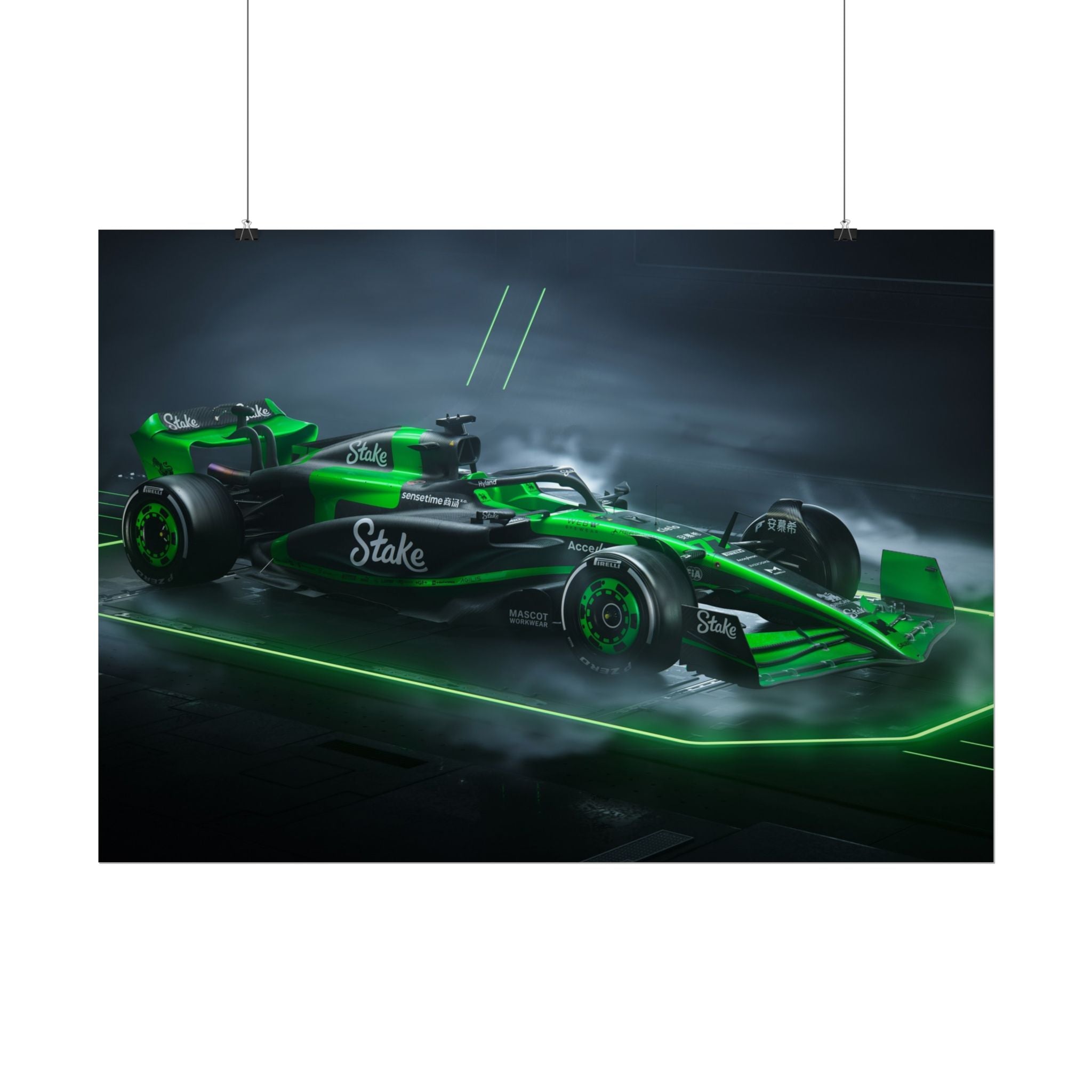 green-formula-1-car-poster-print-formula-one-cars-formula-1-gift-formula-1-poster-formula-1-wall-art-wall-decor-room-decor
