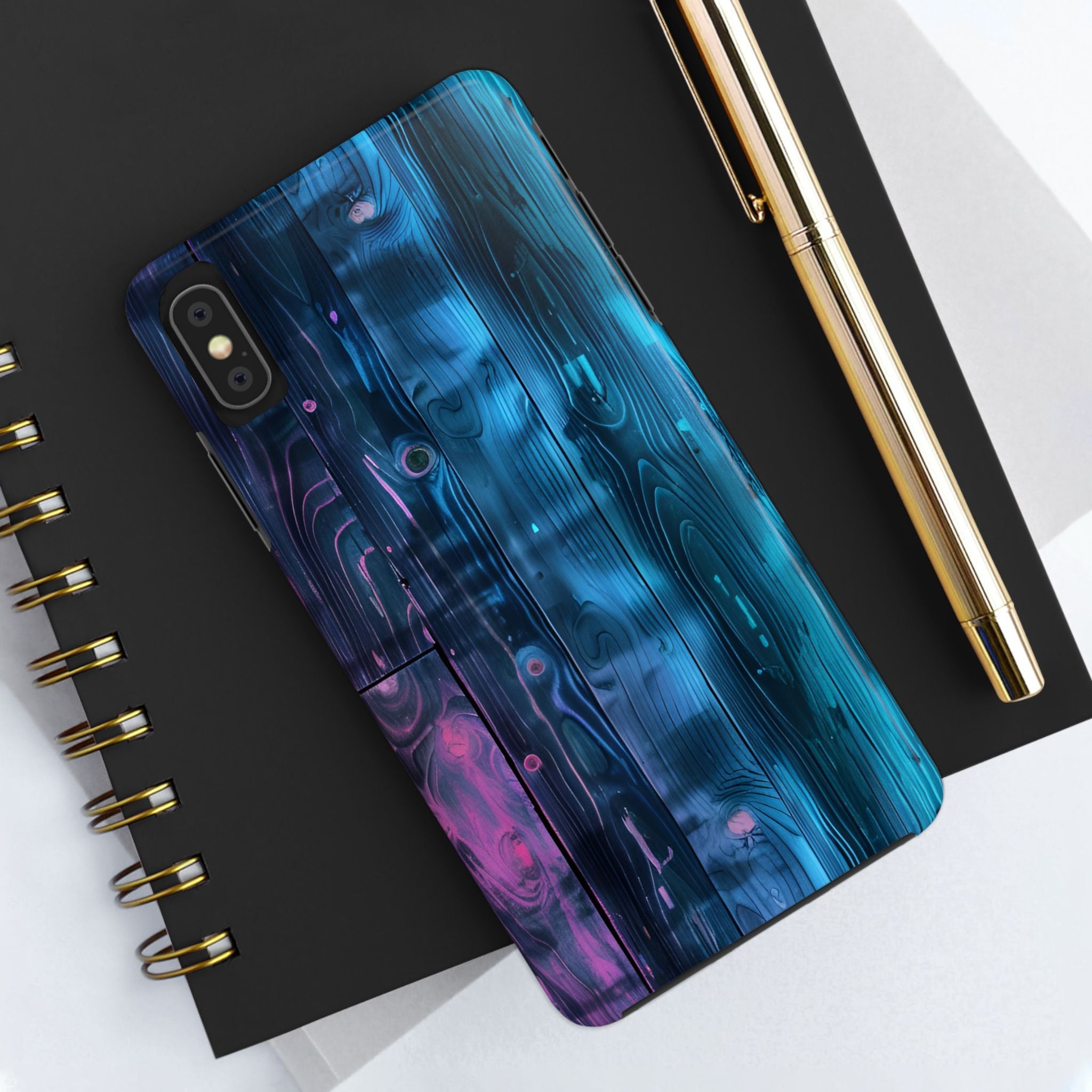 disco-neon-tough-iphone-cases-wood-grain-texture-iphone-case-cover-protective-iphone-shell-unique-iphone-accessories-iphone-1