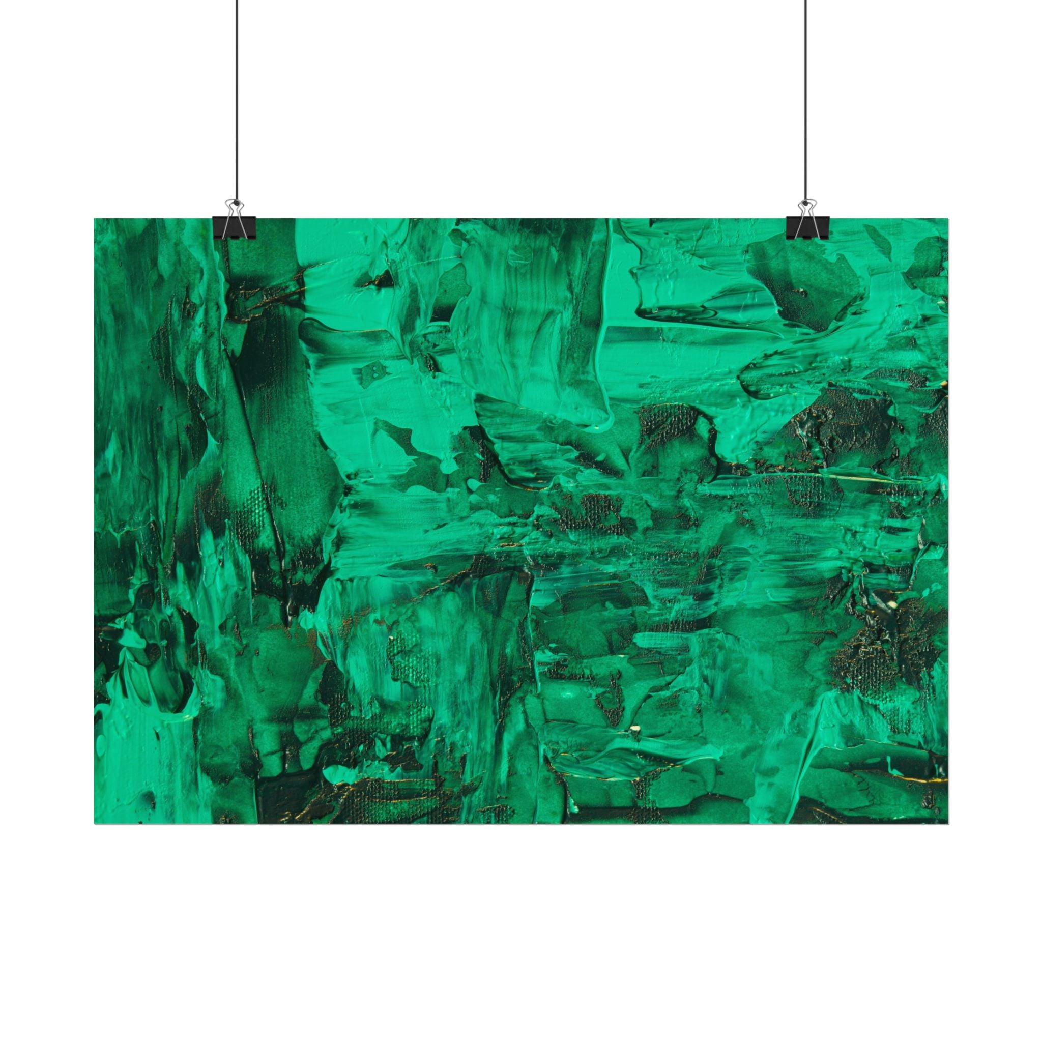 Abstract Green Poster Wall Art, Home Decor, Office Decor, Green Canvas Bedroom, Green Poster Print, Modern Art, Green Wall Decor