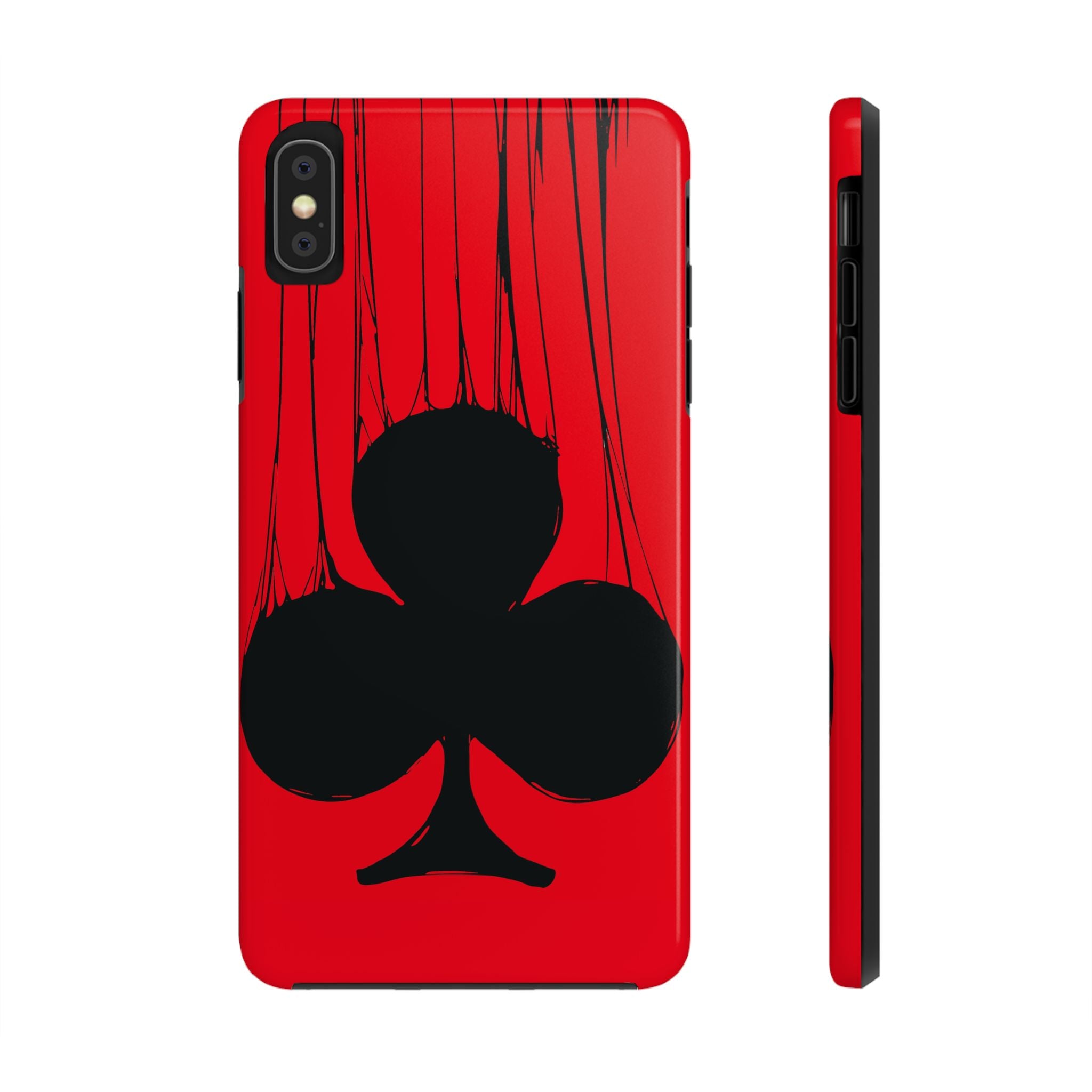 clubs-playing-cards-iphone-tough-case-protective-iphone-cover-card-game-lover-gift-gambling-theme-iphone-case-durable-card-su