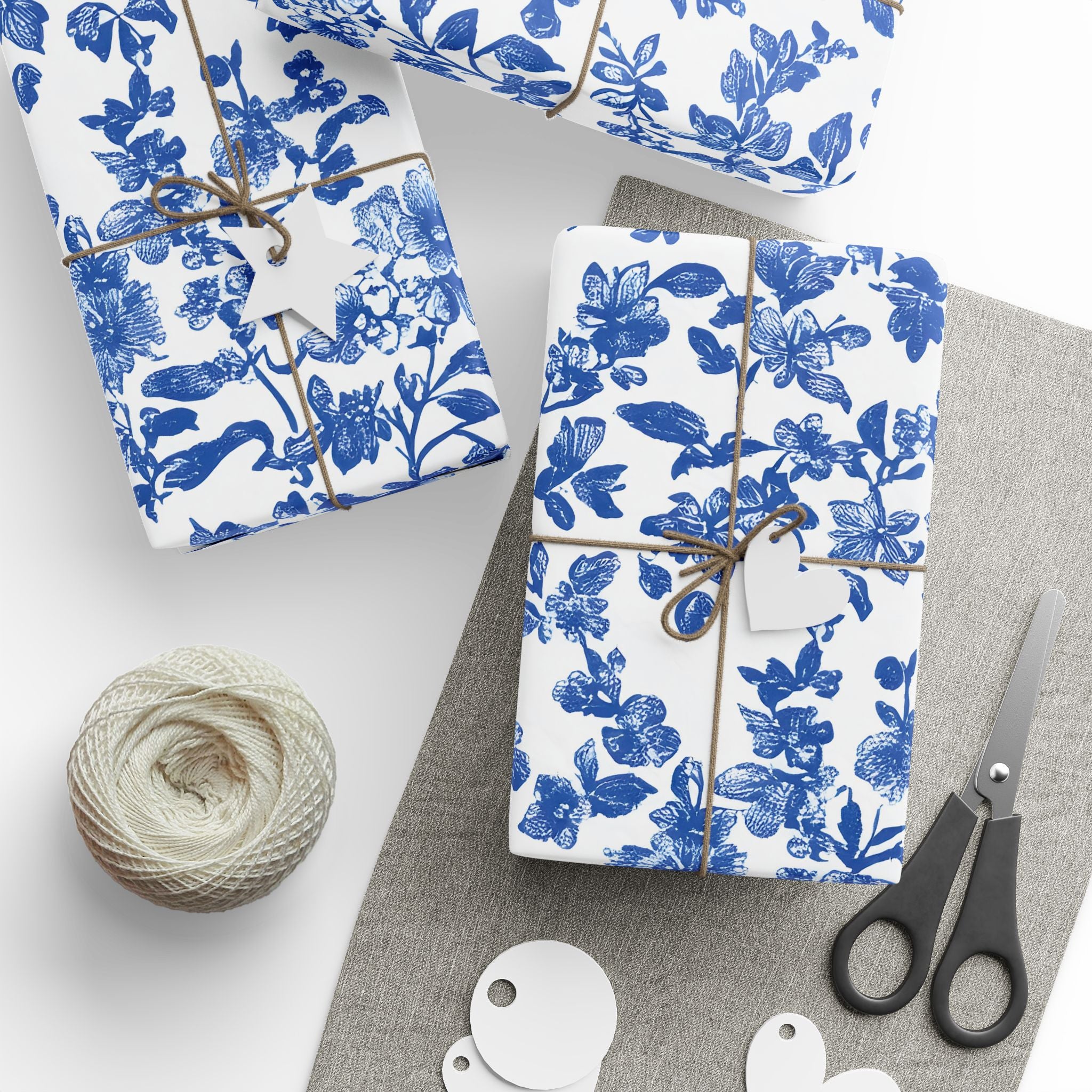 wrapping-papers-blue-french-toile-floral-elegant-gift-wrap-holiday-gift-wrap-birthday-wrapping-paper-wedding-gift-wrap-christ