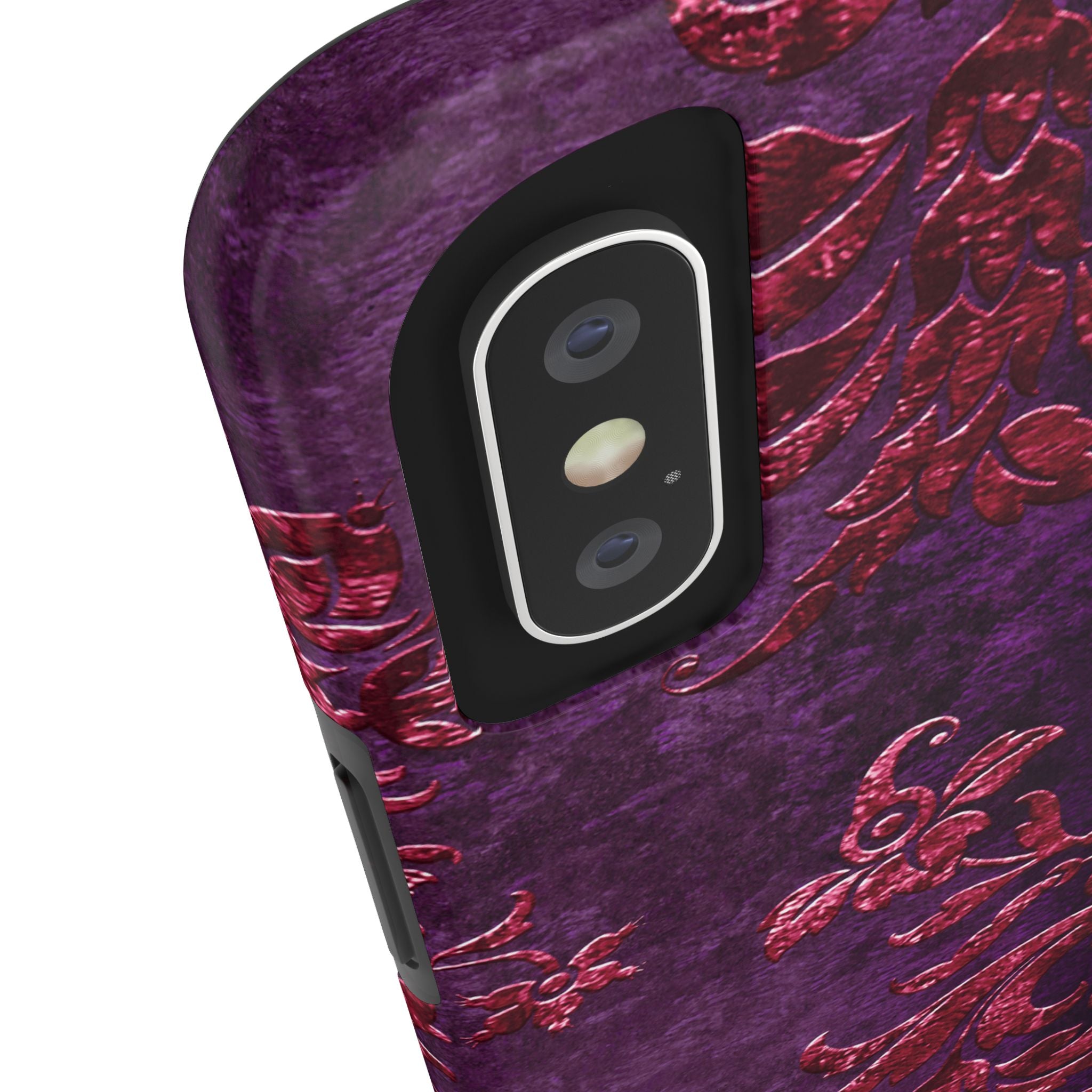 embossed-burgundy-velvet-tough-iphone-case-protective-iphone-cover-heavy-duty-iphone-case-rugged-phone-case-durable-smartphon