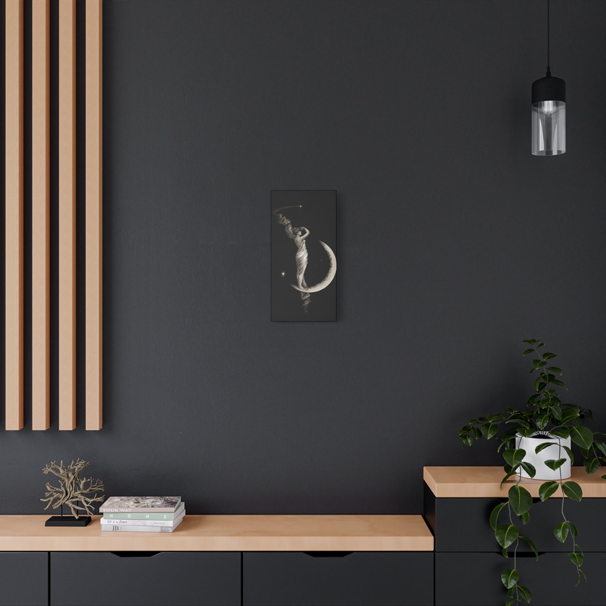 canvas-print-the-universal-favorite-1889-by-geo-h-walker-black-and-white-retro-art-moon-decor-comet-art-matte-canvas