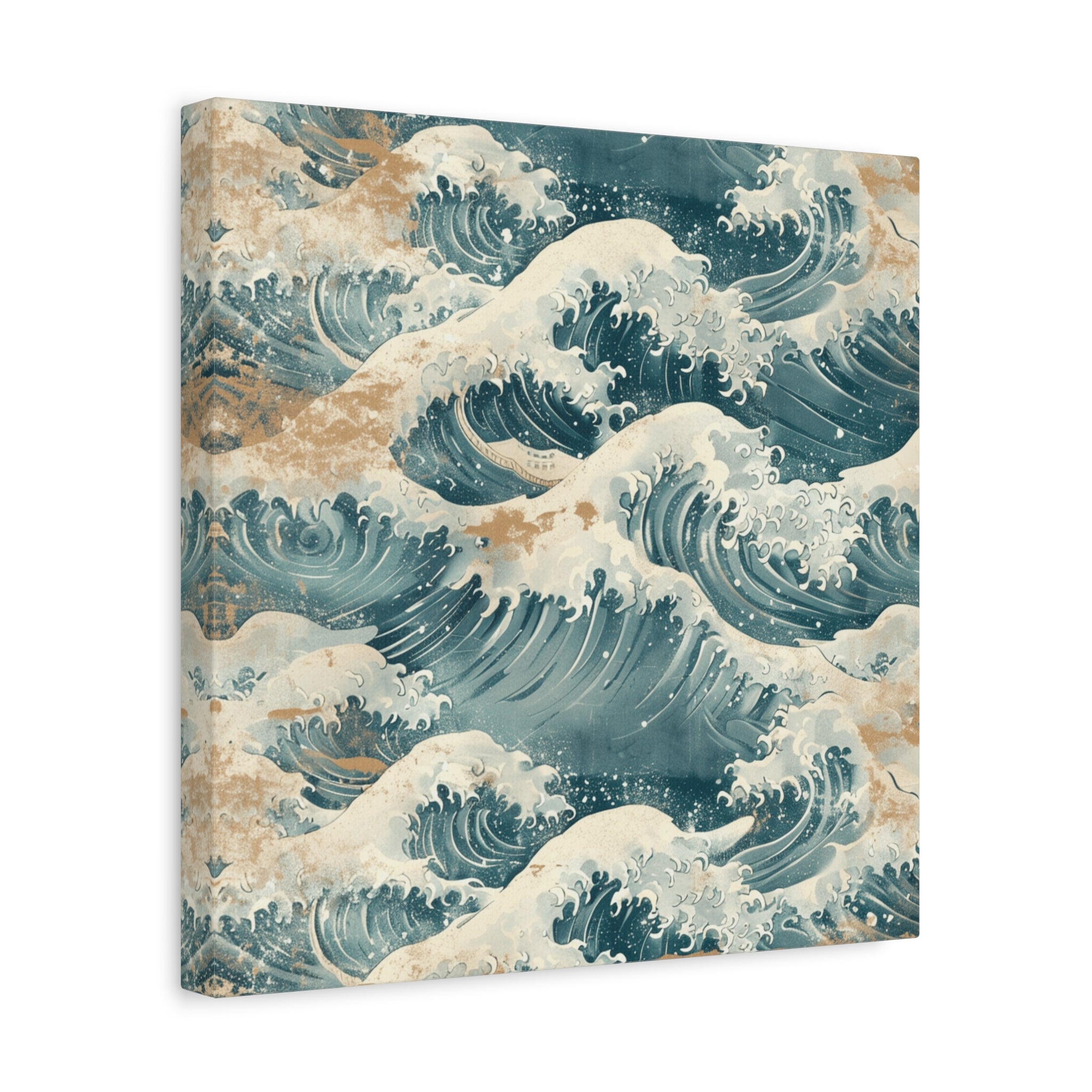 canvas-print-vintage-wave-pattern-japanese-style-colorful-wall-art-home-decor-stretched-matte-canvas-unique-gift-idea-office-
