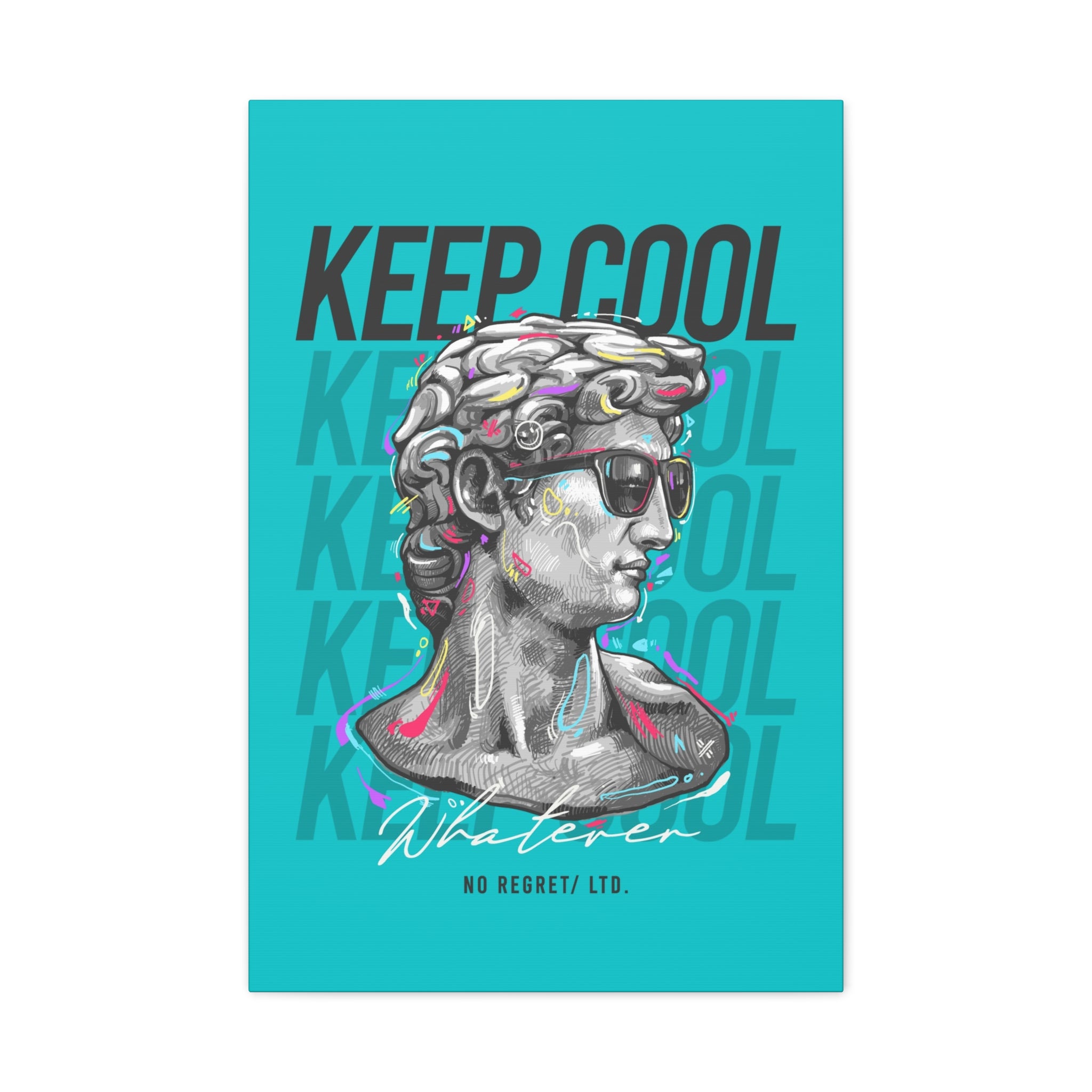 canvas-print-david-statue-with-sunglasses-living-room-decor-wall-art-matte-canvas-stretched-print-cool-home-decor-gift-unique