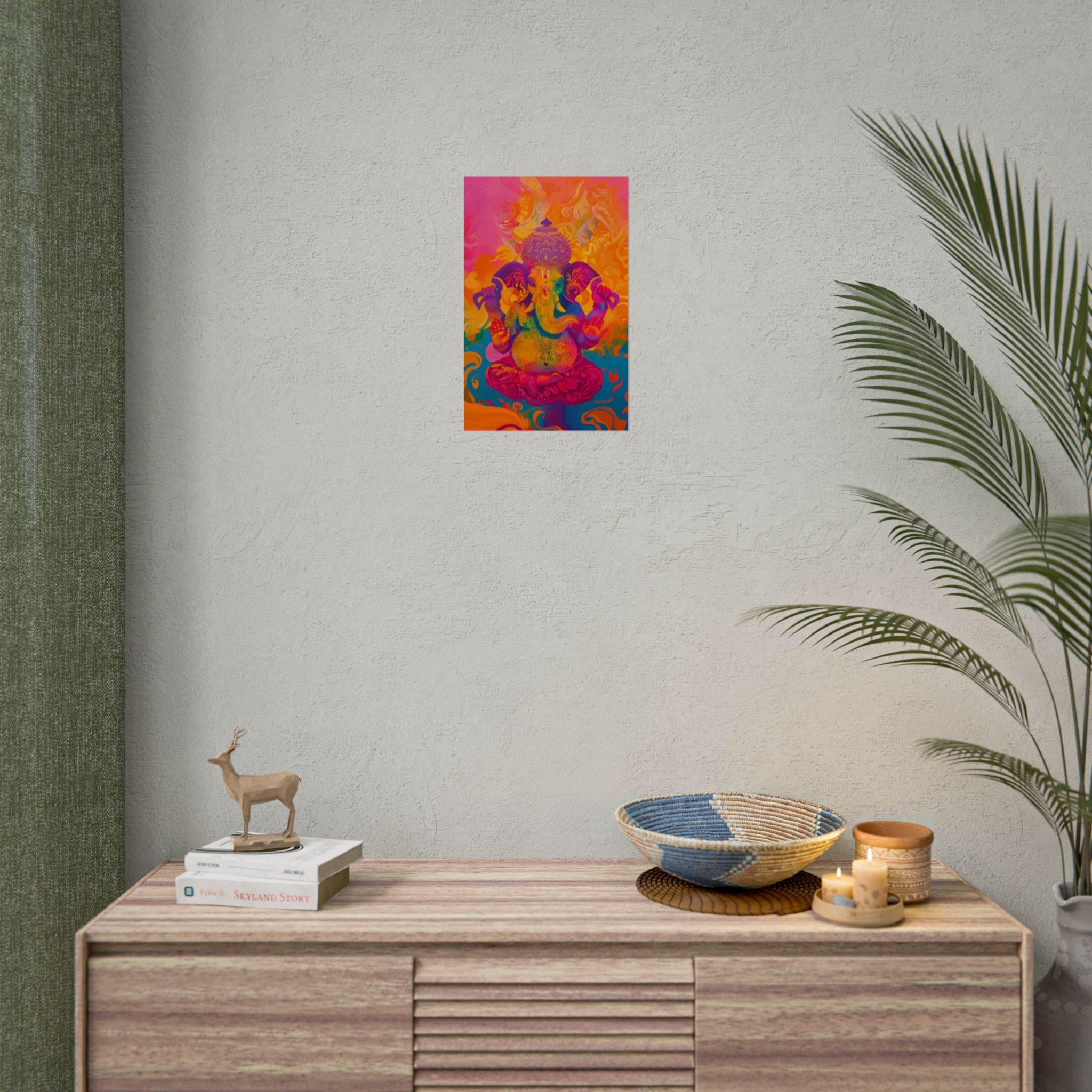 colorful-ganesha-poster-print-wall-art-decor-spiritual-home-decor-lord-ganesha-art-hindu-god-wall-decor-ethnic-wall-hanging