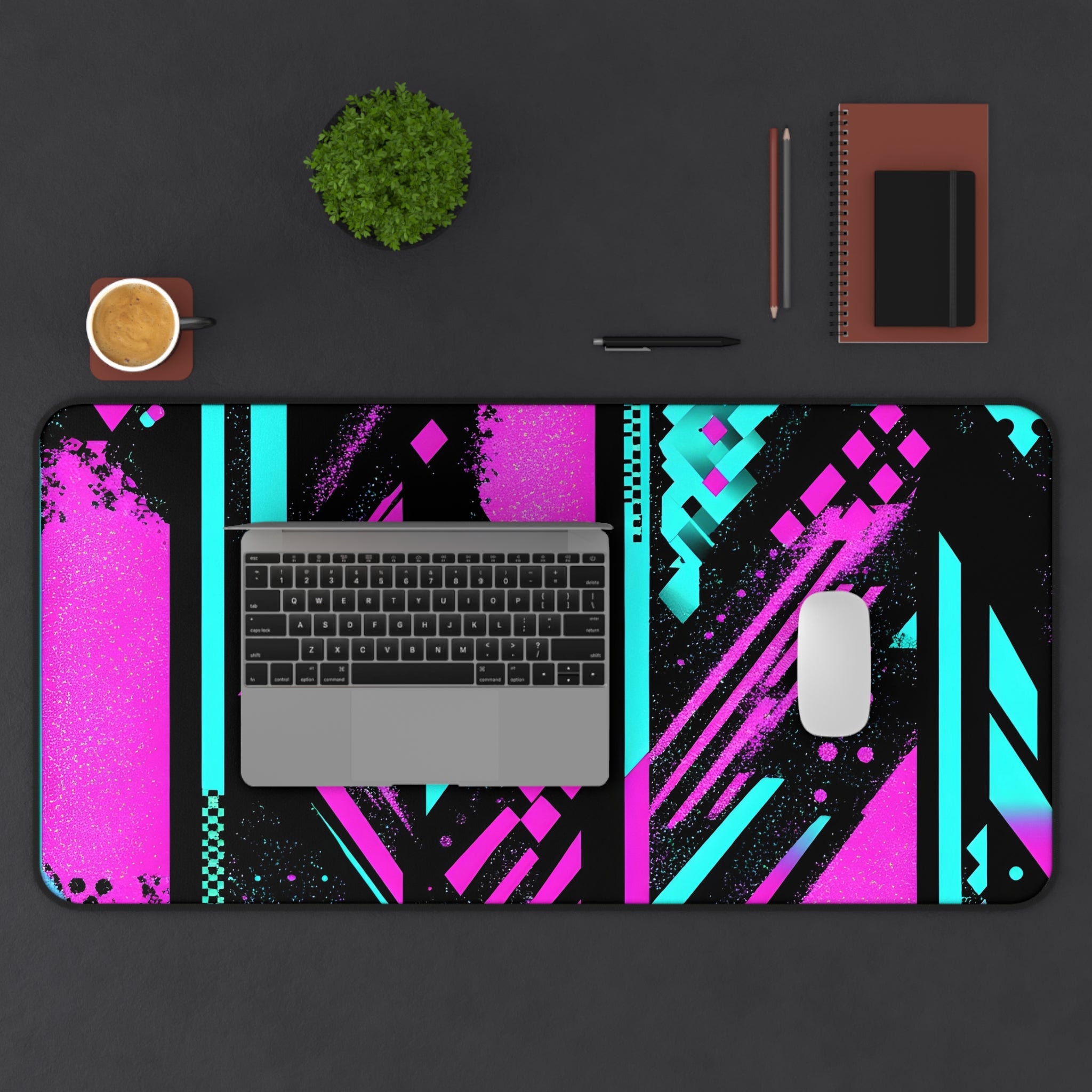 abstract-synthwave-neon-mouse-pad-for-retro-desk-decor-retro-neon-desk-pad-with-abstract-synthwave-design-colorful-desk-mat