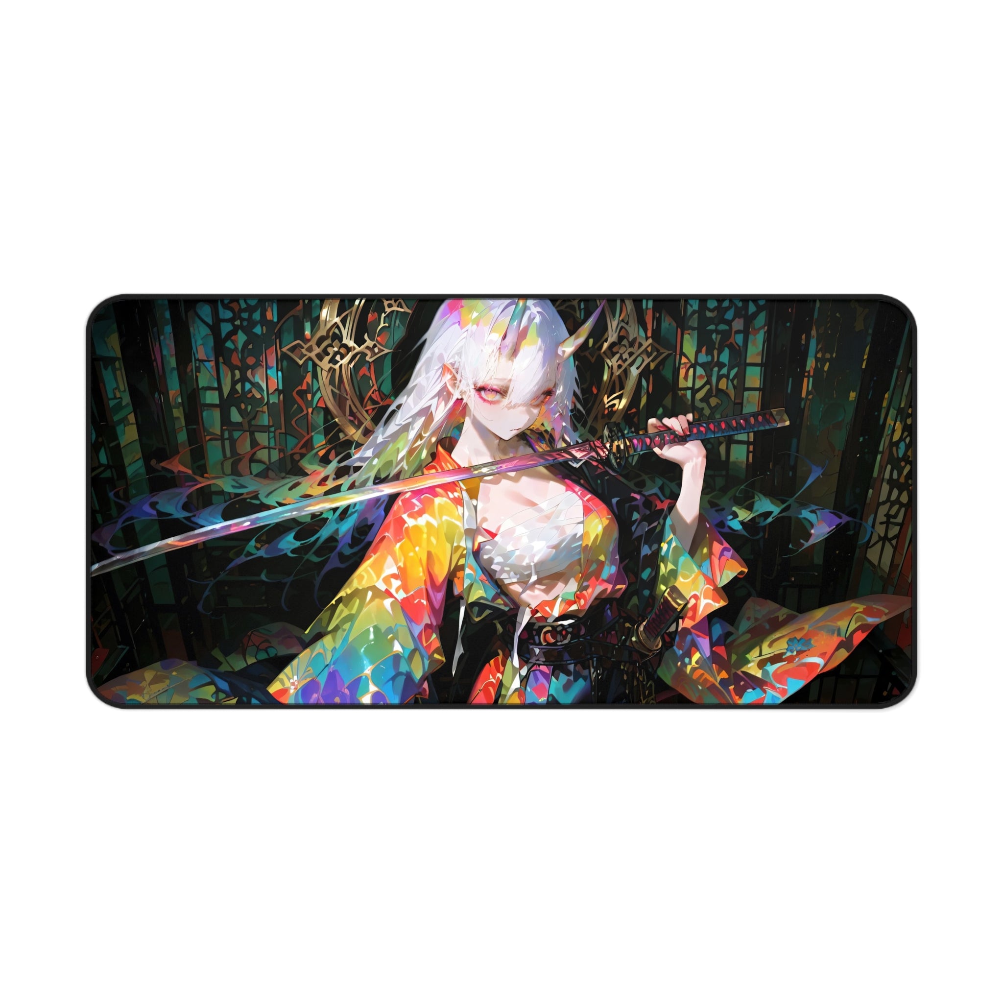 anime-demon-samurai-girl-warrior-mouse-pad-japanese-katana-white-hair-samurai-warrior-desk-mat-japanese-anime-girl-samurai-de