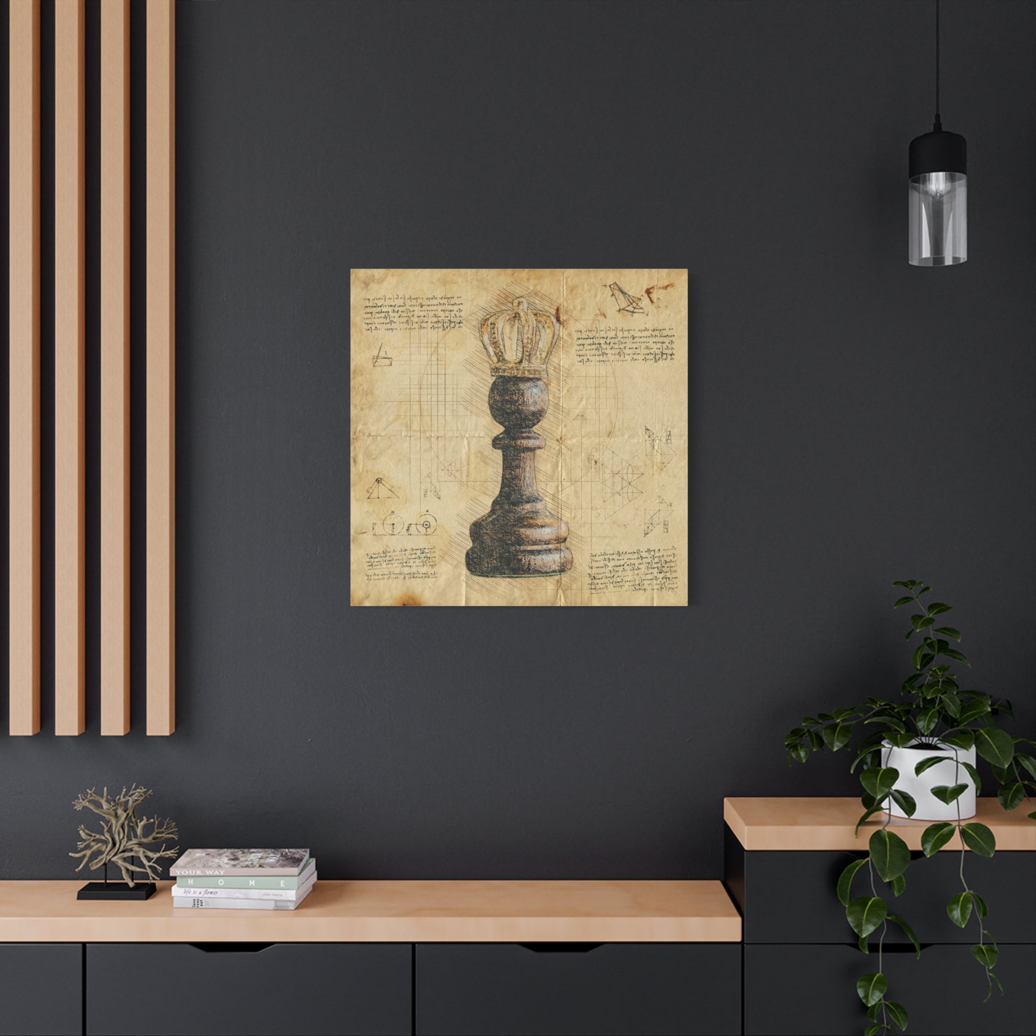 canvas-print-chess-piece-pawn-king-retro-chess-art-home-office-wall-decor-living-room-decor-stretched-matte-canvas-gift-for-c