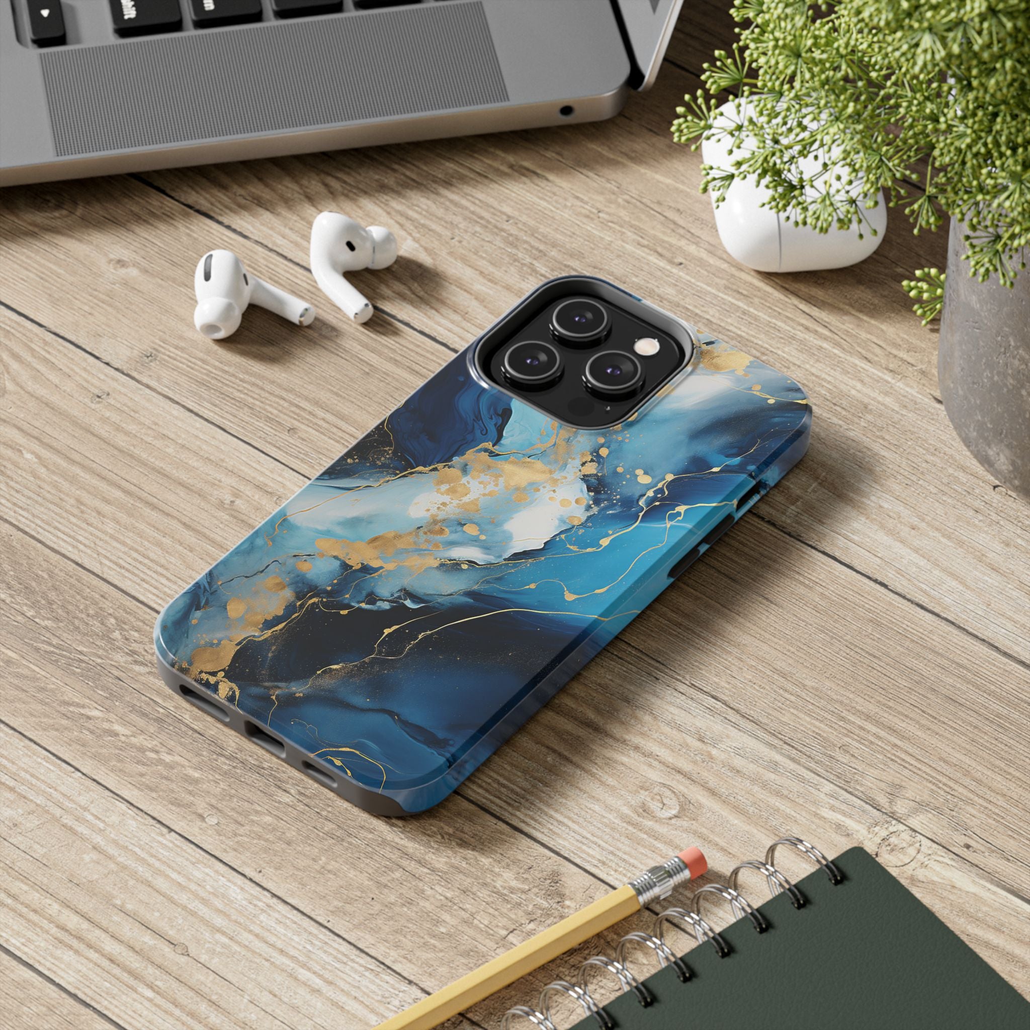 blue-gold-marble-iphone-tough-case-elegant-minimalist-protective-cover-stylish-phone-shell-hard-shell-iphone-case-trendy-acce