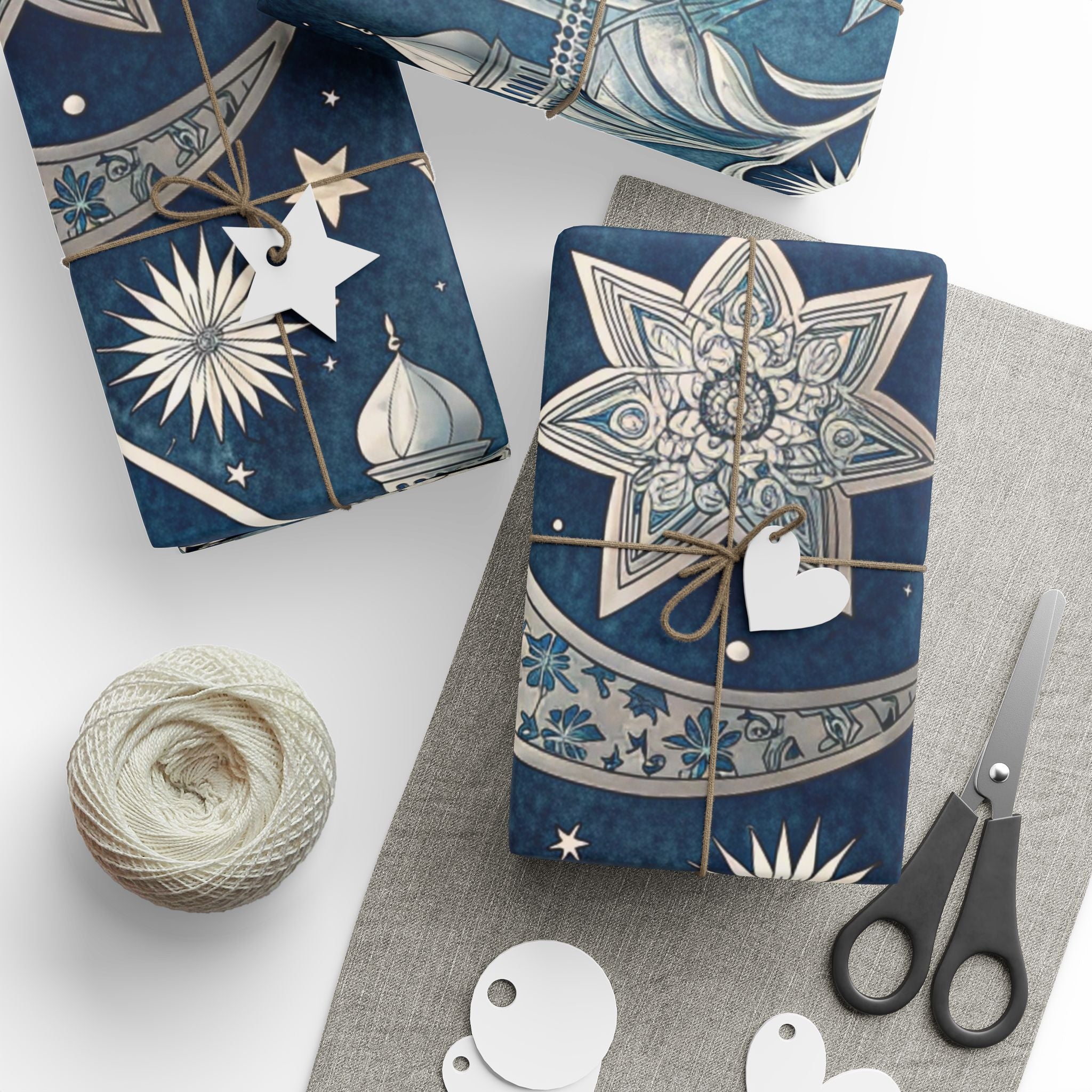 ramadan-night-wrapping-papers-islamic-celestial-gift-wrap-mosque-silhouette-eid-holiday-supplies-festive-present-packaging-re