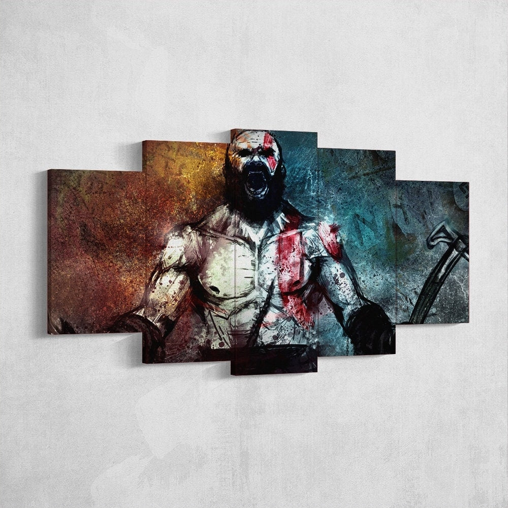 god-of-war-5-piece-canvas-wall-art-kratos-god-of-war-poster-extra-large-wall-art-god-of-war-5-piece-god-of-war-5-panel-2