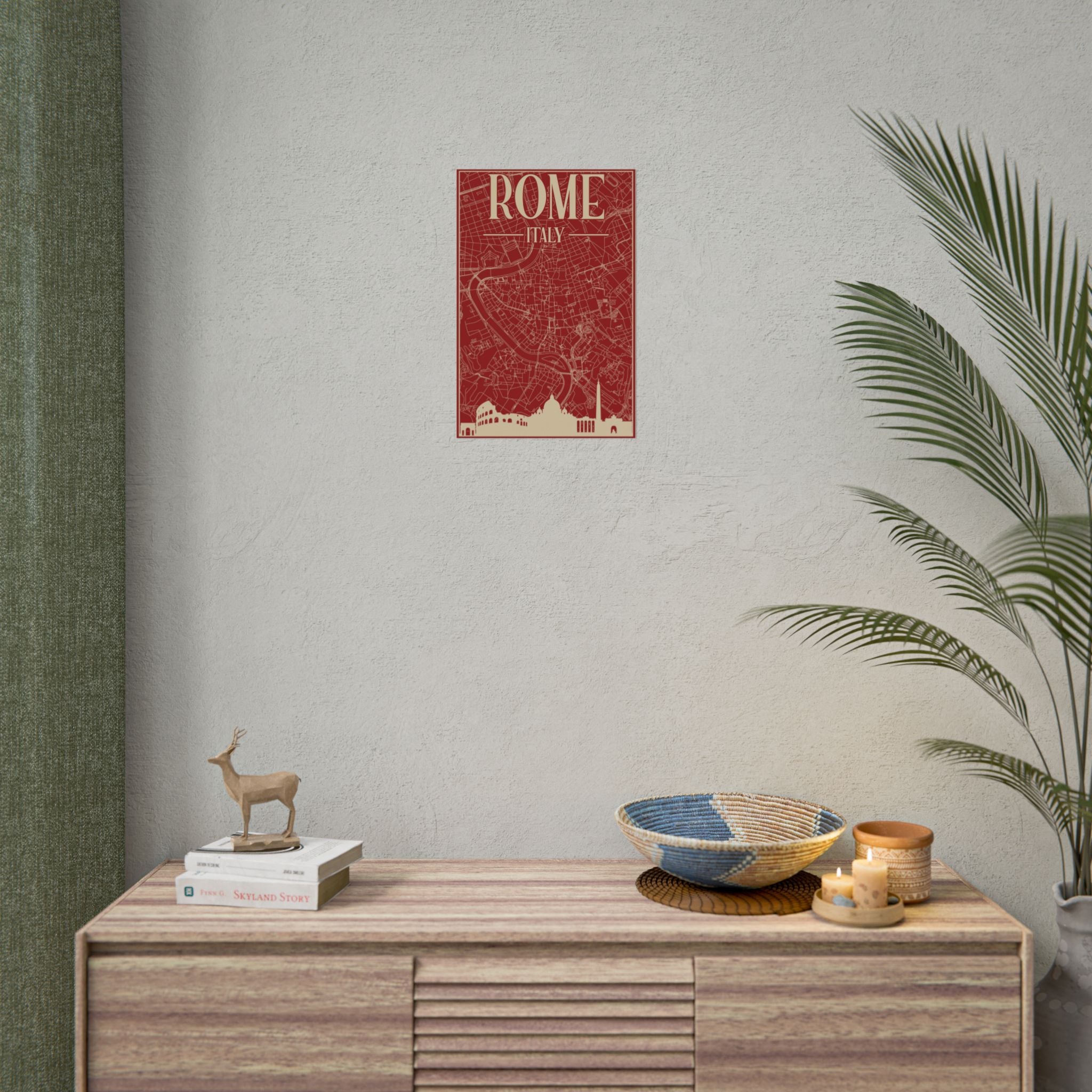 rome-italy-travel-poster-rolled-posters-for-home-decor-wall-art-print-italian-cityscape-wall-hanging