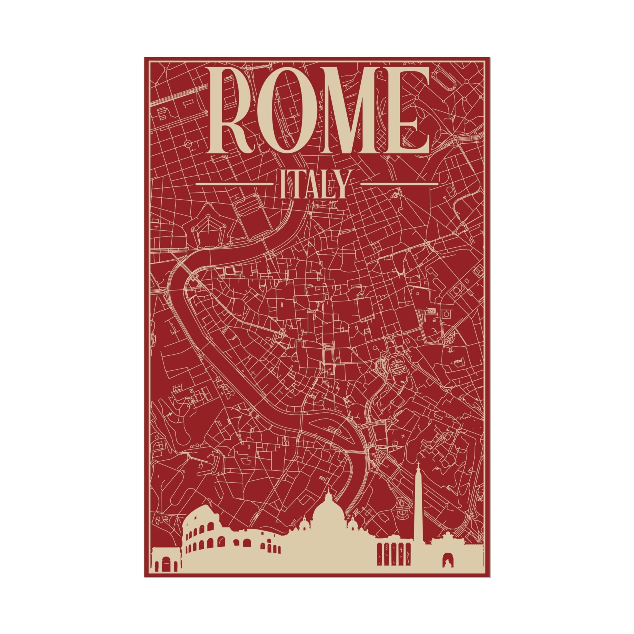 rome-italy-travel-poster-rolled-posters-for-home-decor-wall-art-print-italian-cityscape-wall-hanging