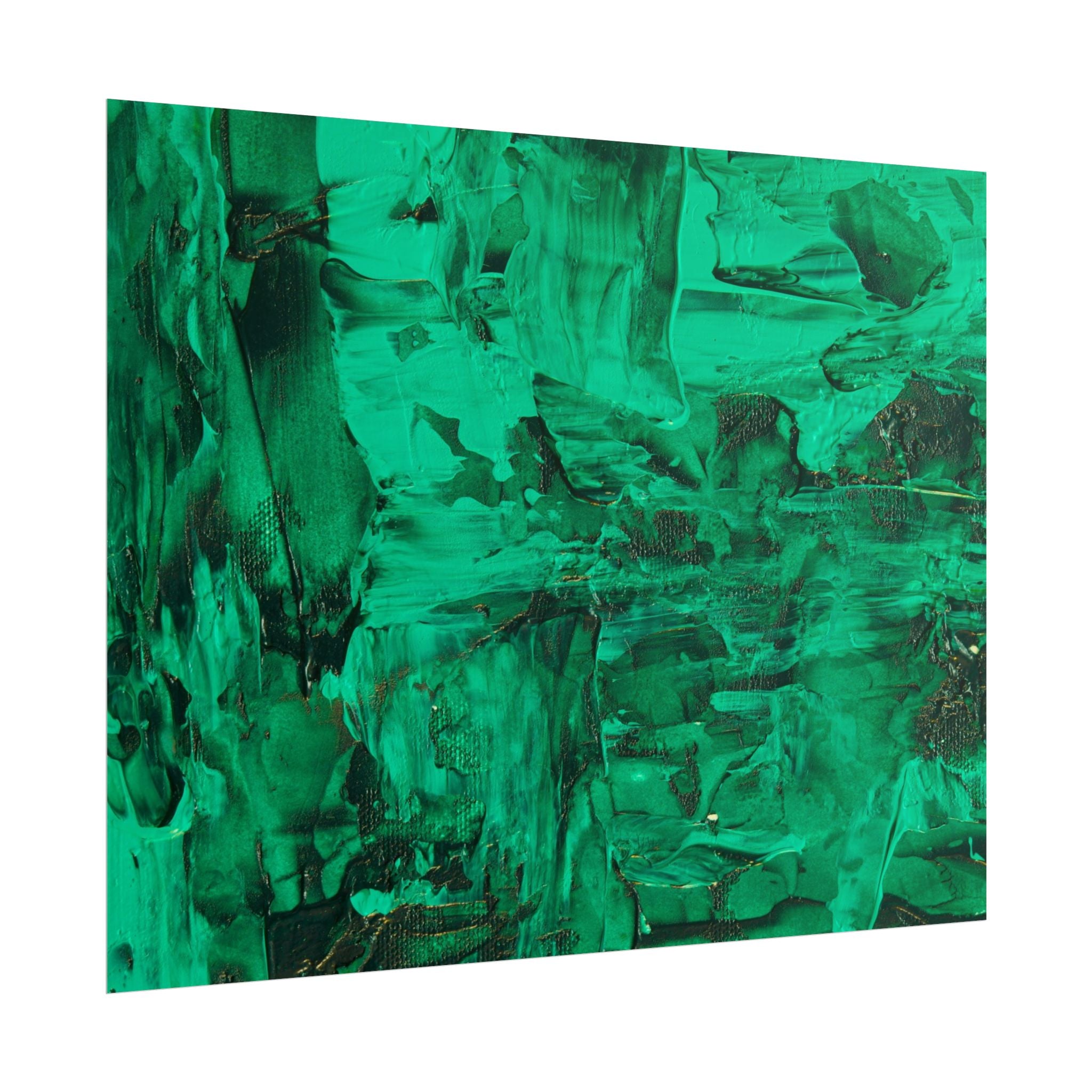 Abstract Green Poster Wall Art, Home Decor, Office Decor, Green Canvas Bedroom, Green Poster Print, Modern Art, Green Wall Decor