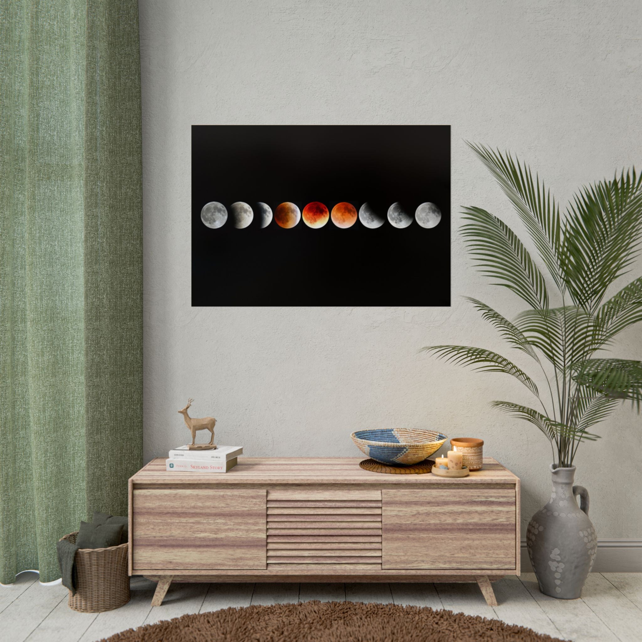 moon-phases-poster-wall-art-lunar-eclipse-wall-art-decor-home-decor-celestial-wall-hanging-astronomy-gift-space-poster