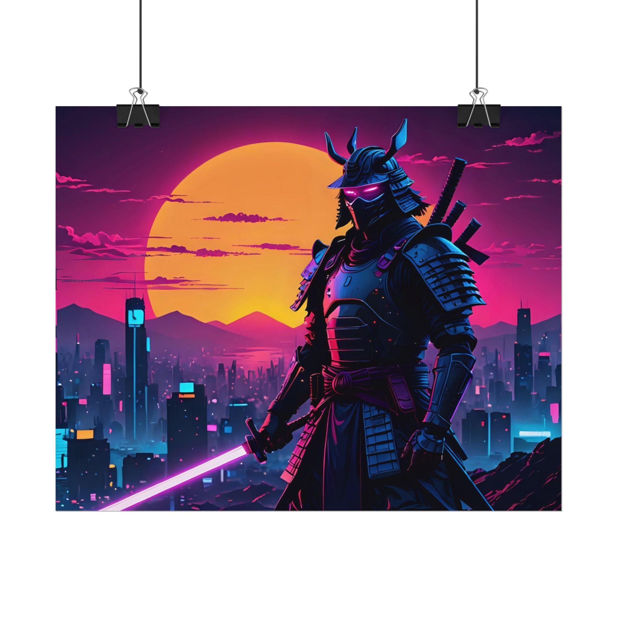 samurai-retrowave-poster-print-synthawave-wall-art-poster-gift-for-anime-fans-home-decor-japanese-art-retro-aesthetic-lightsa