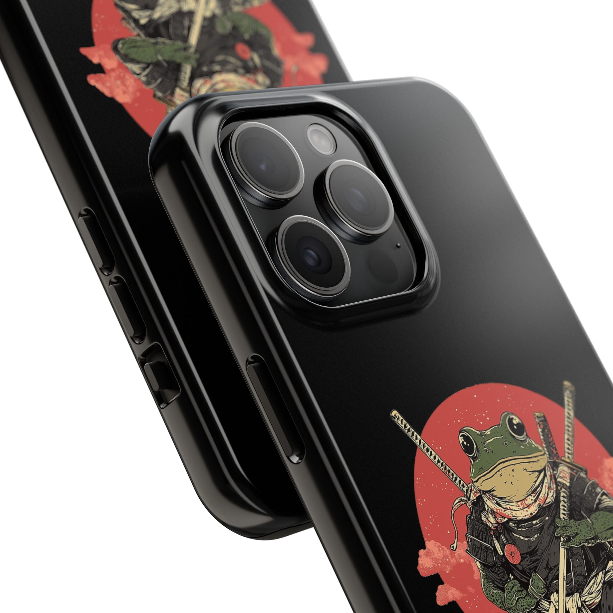 retro-vintage-ninja-frog-iphone-tough-case-red-sun-japanese-samurai-frog-design-ninja-warrior-black-iphone-hard-cover