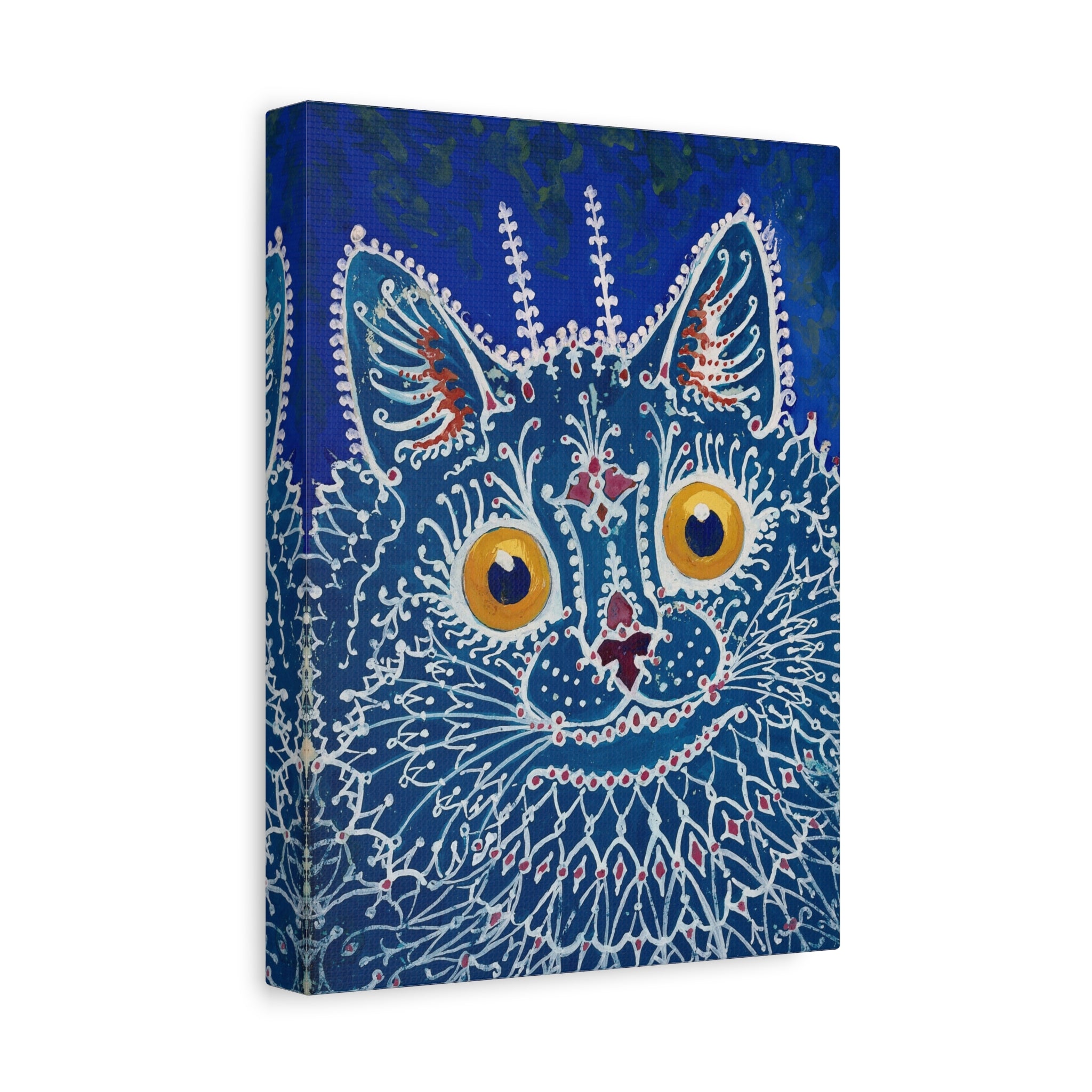 canvas-print-louis-wain-cat-gothic-style-gouache-art-large-wall-decor-matte-stretched-home-office-decoration-unique-cat-print