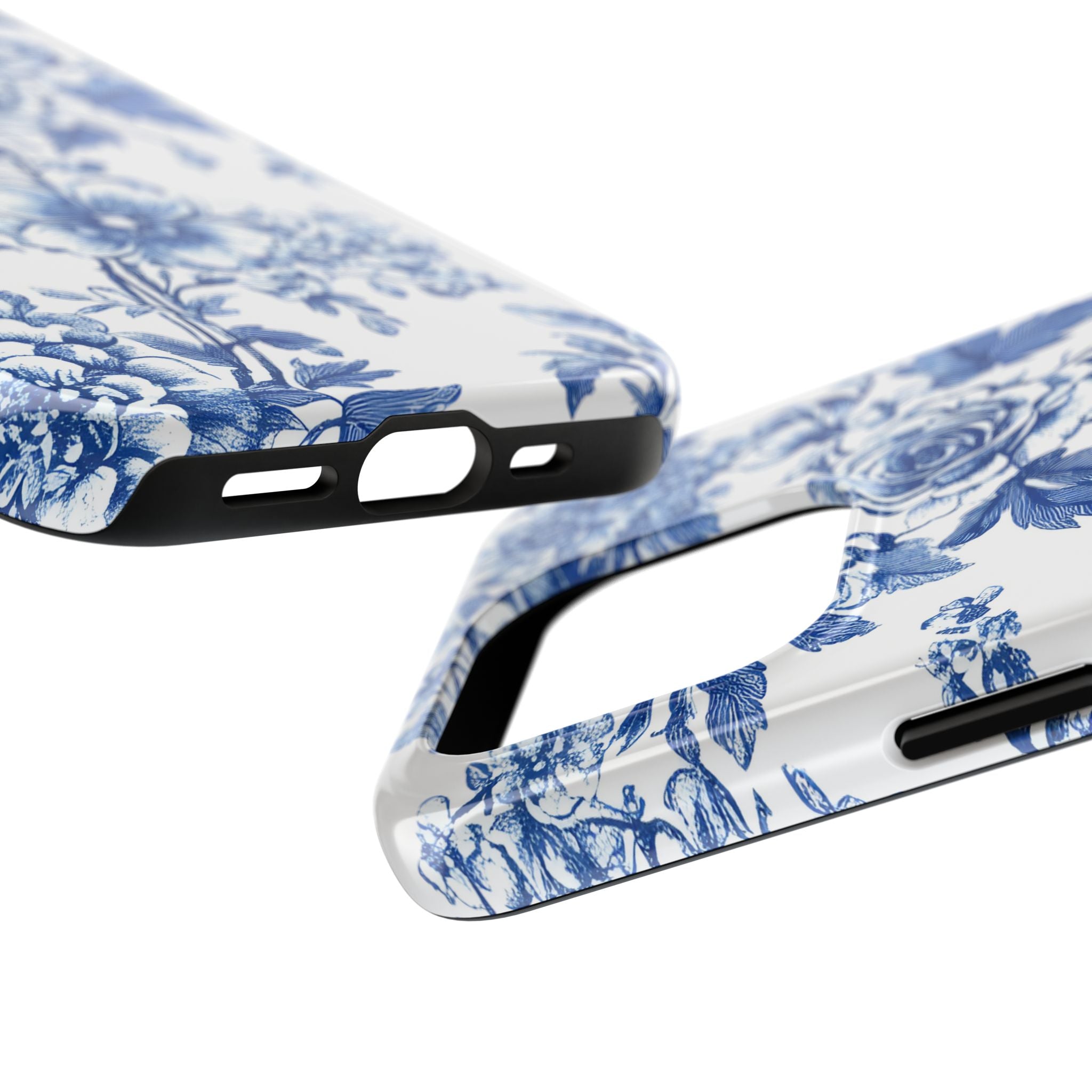 french-toile-floral-tough-iphone-case-blue-iphone-cover-protective-iphone-case-hard-shell-iphone-case-vintage-design-phone-ca