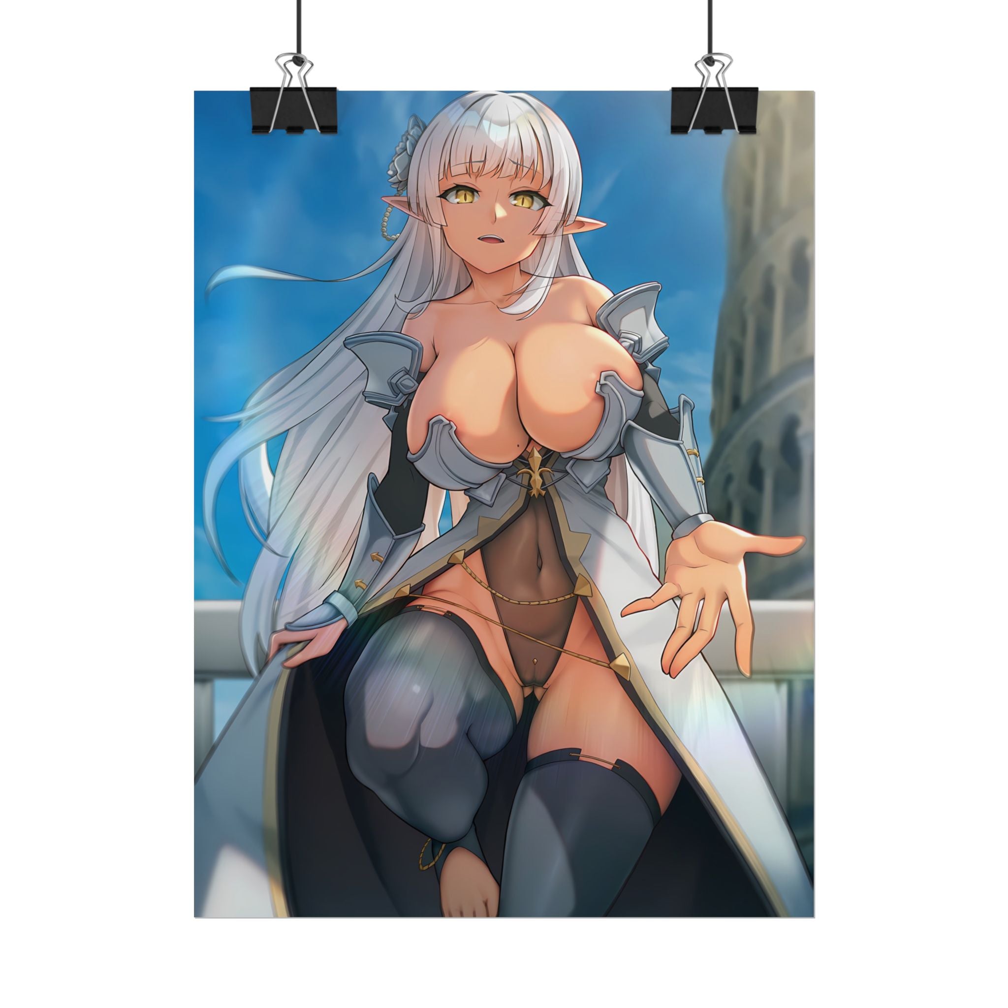anime-elf-girl-rolled-posters-fantasy-art-print-wall-decor-poster-artwork-bedroom-decoration-gift-for-anime-lovers-anime-post
