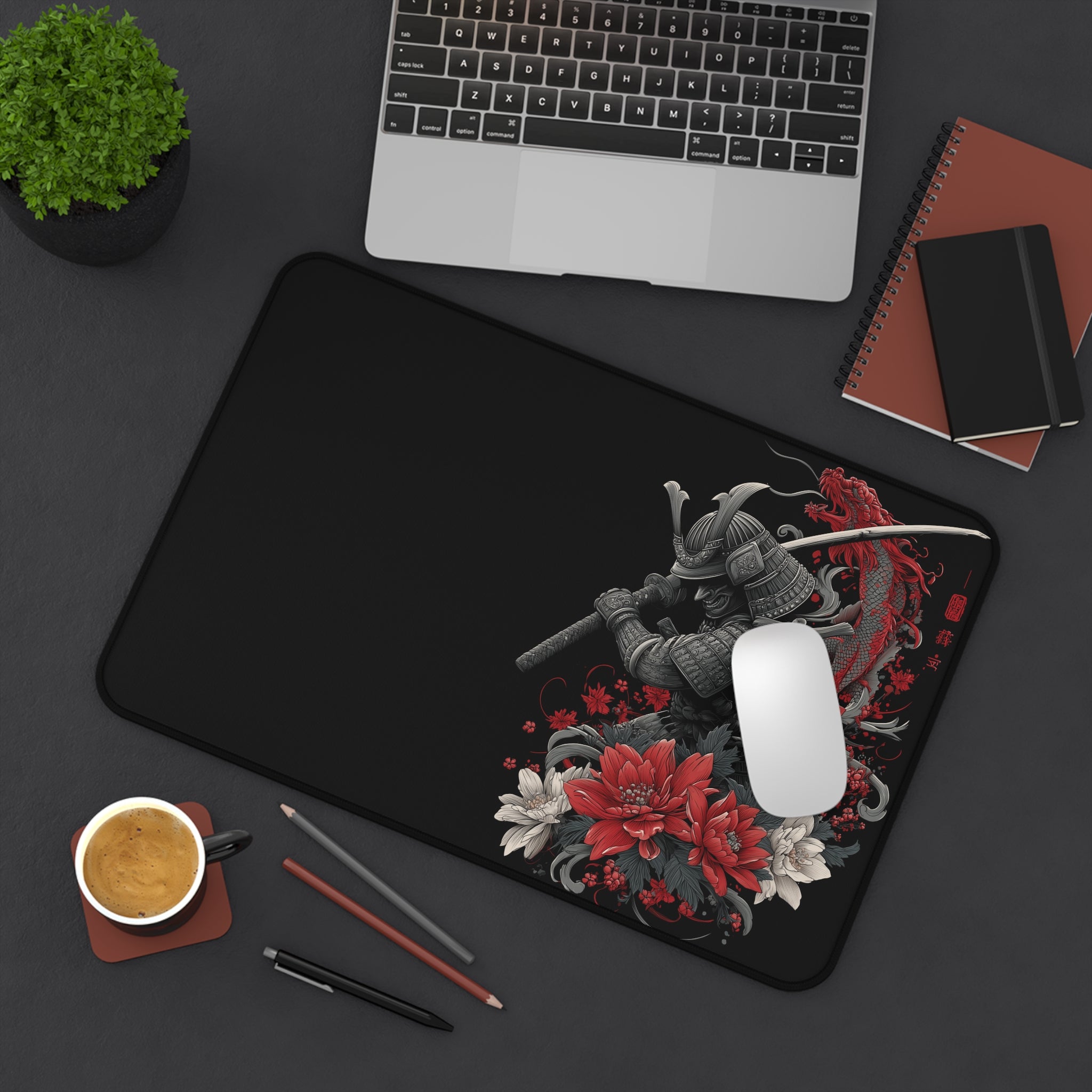 samurai-warrior-mouse-pad-japanese-katana-samurai-warrior-desk-mat-elegant-design-japanese-anime-samurai-desk-pad