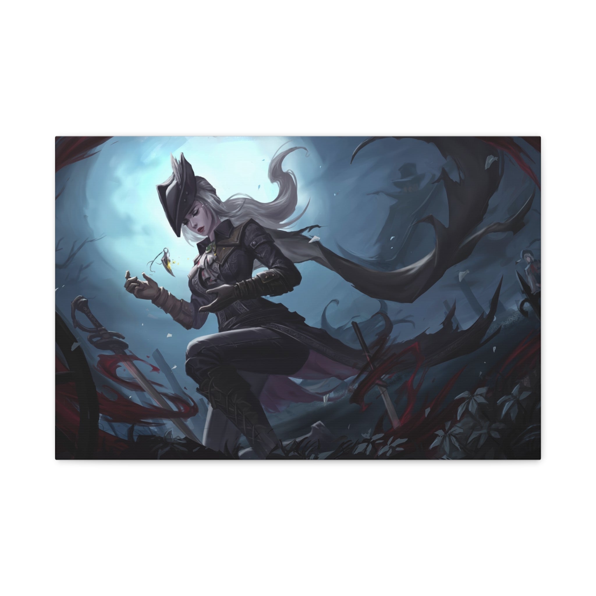 Bloodborne The Hunter Lady Maria Canvas Wall Art, Home Decor, Game Wall Art Print
