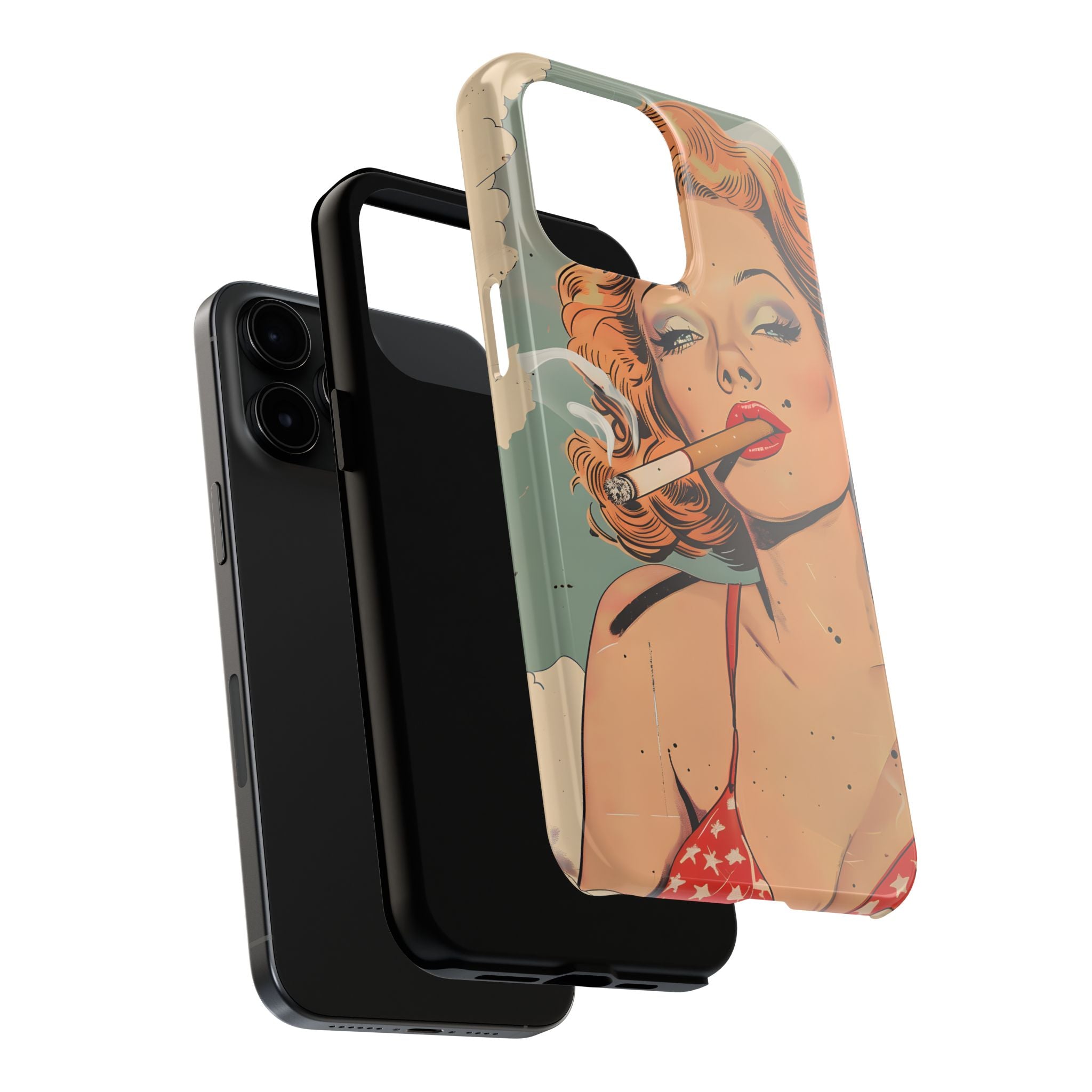 tough-phone-cases-vintage-pin-up-girl-iphone-cover-strong-phone-protector-retro-pinup-design-protective-smartphone-case