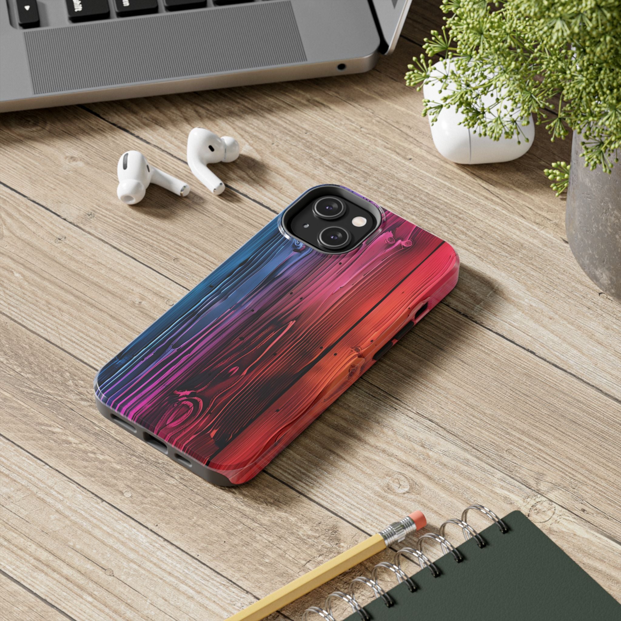 disco-neon-tough-iphone-cases-wood-grain-texture-iphone-case-cover-protective-iphone-shell-unique-iphone-accessories-iphone-1