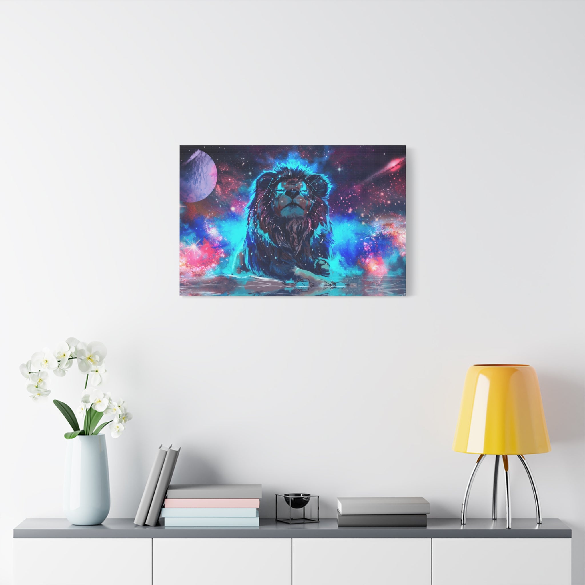 canvas-print-lion-wall-art-fantasy-leon-living-room-decor-matte-stretched-lion-poster-jungle-animal-art-print-wildlife-safari