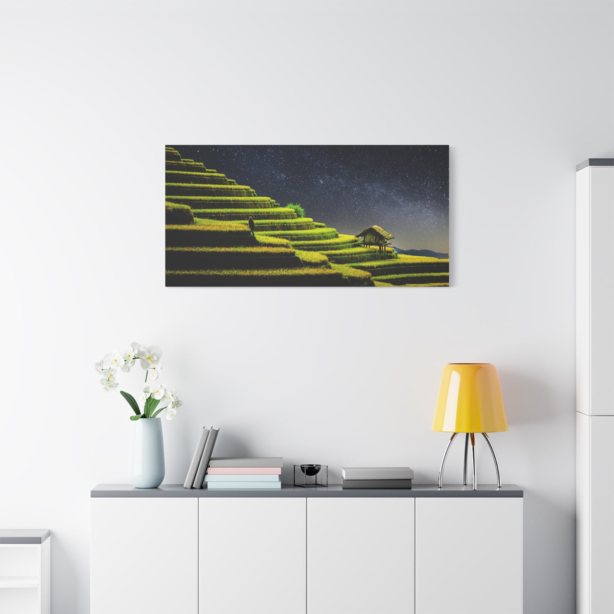 canvas-print-rice-terraces-farming-night-sky-scenery-matte-canvas-stretched-wall-art-home-decor-nature-lover-gift-landscape-a