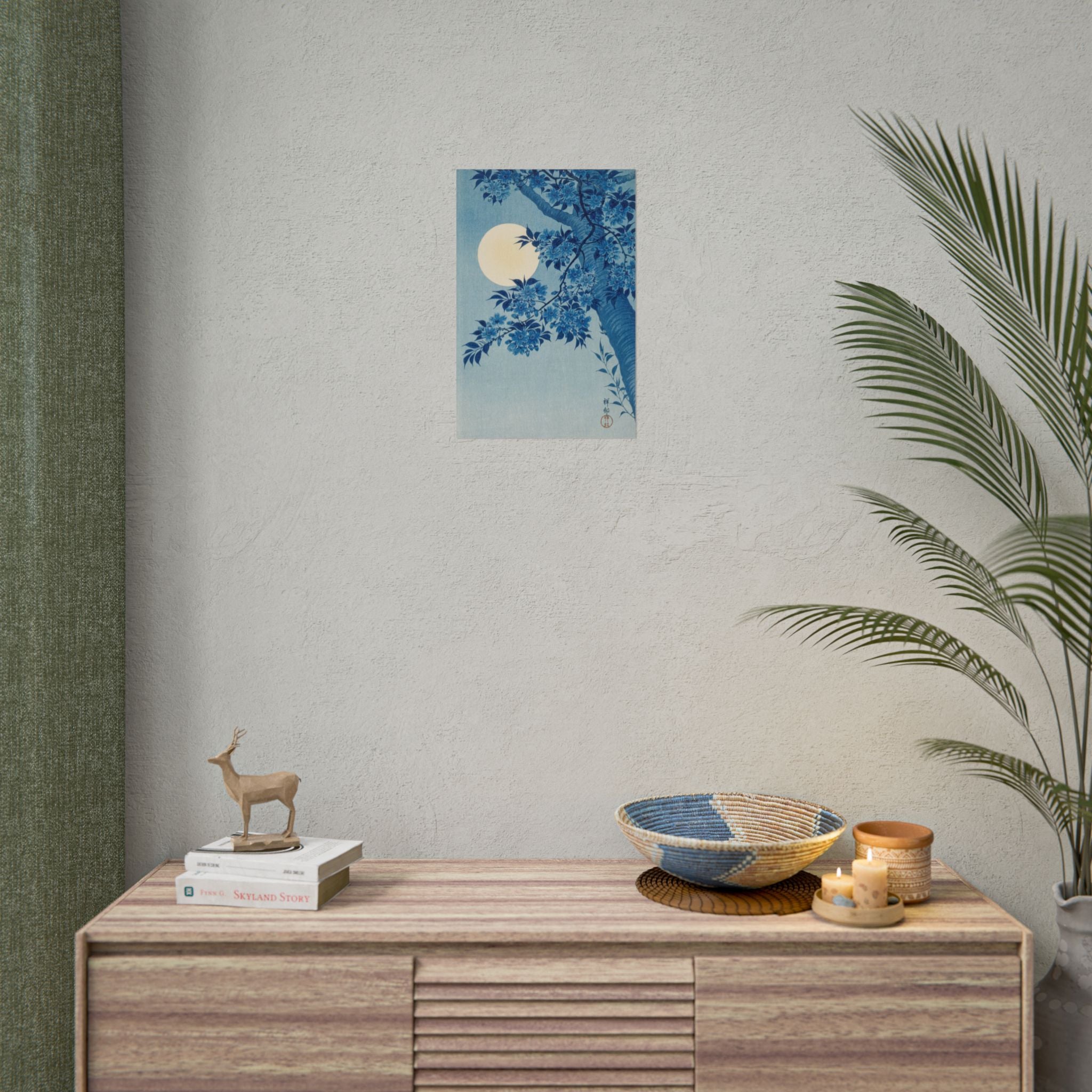 poster-print-blossoming-cherry-on-a-moonlit-night-ohara-koson-floral-home-decor-living-room-wall-art-poster-gift-japandi-post