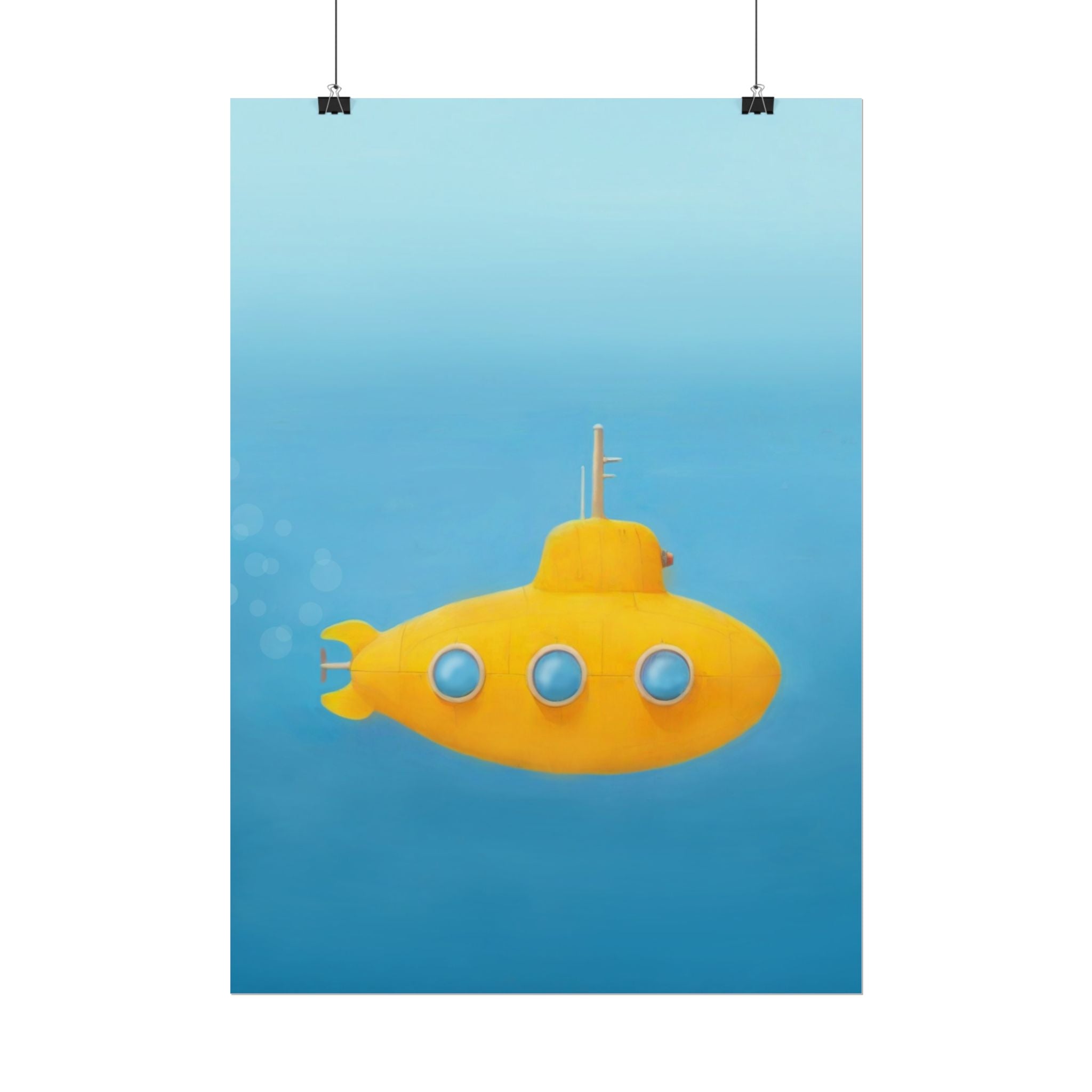 yellow-submarine-nursery-poster-art-fine-art-poster-wall-art-submarine-print-yellow-nursery-decor-gender-neutral-nursery