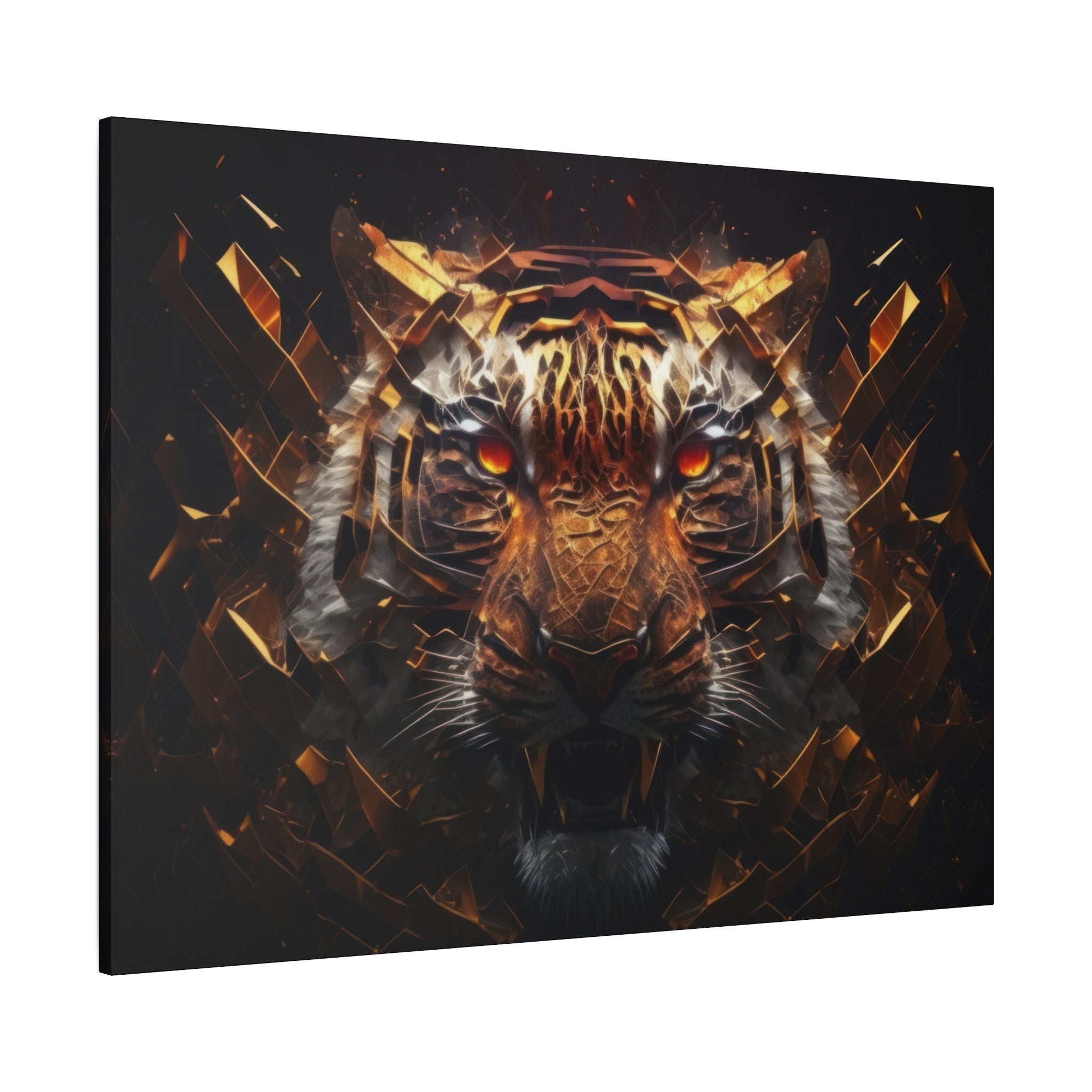 canvas-print-tiger-face-predator-fantasy-art-home-living-room-decor-matte-stretched-wall-art-animal-art-tiger-canvas