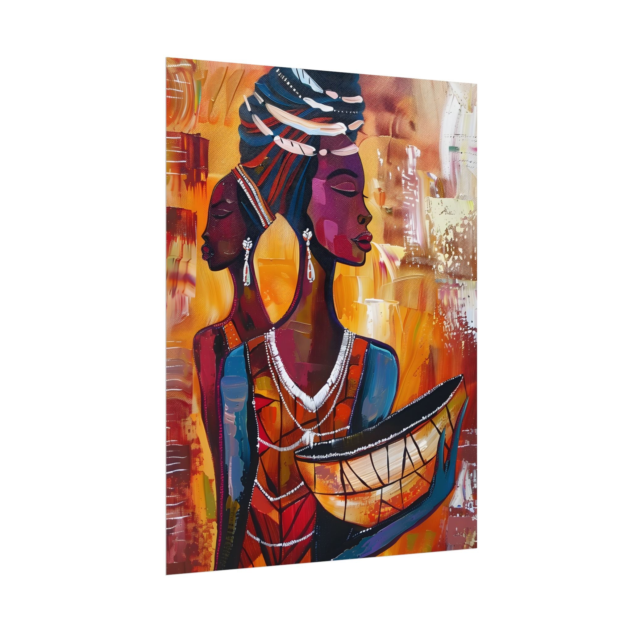 traditional-african-woman-poster-print-african-portrait-afrocentric-home-wall-decor-tribal-art-african-american-art-ethnic-wa