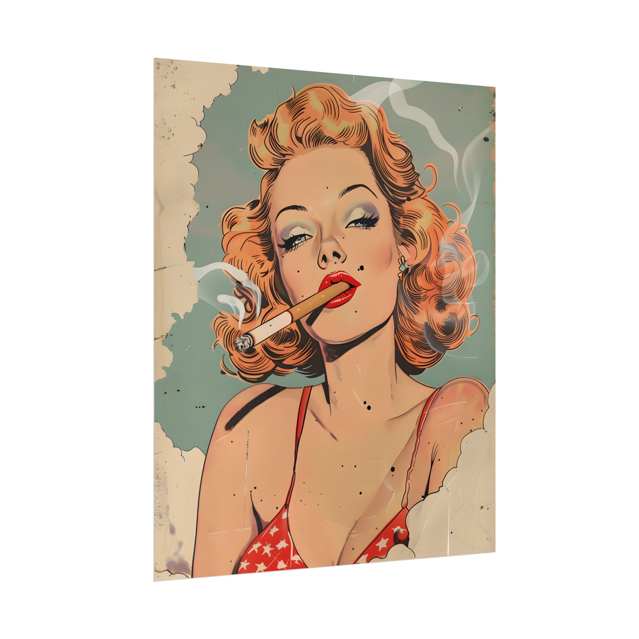vintage-pin-up-girl-poster-print-girl-smoking-cigarette-wall-art-retro-pinup-poster-pin-up-illustration-home-decor-wall-hangi
