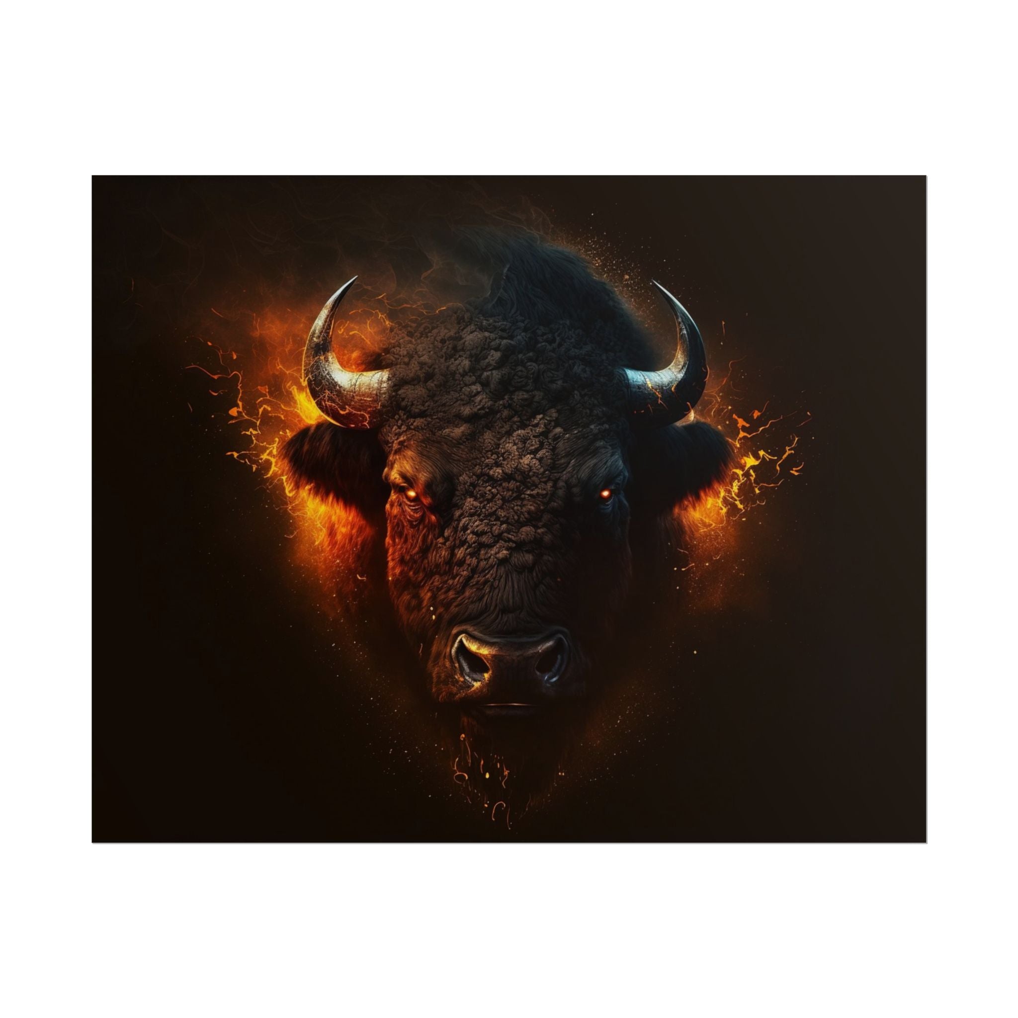 bison-art-poster-wall-decor-buffalo-gift-wildlife-home-decoration-western-bison-wall-art-nature-lover-gift-farm-house-wall-de