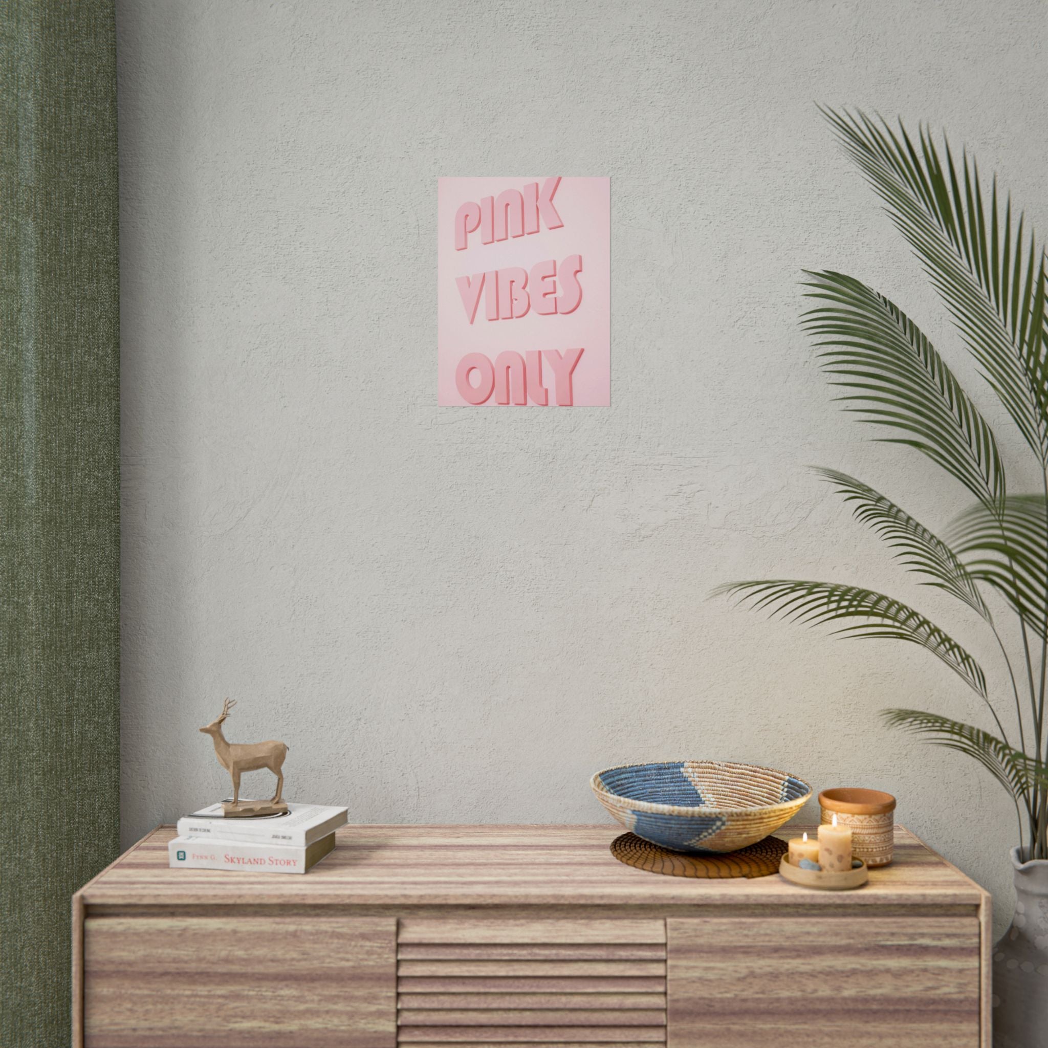 pink-vibes-only-poster-print-pink-wall-art-aesthetic-wall-art-quote-home-office-decor-retro-wall-decor-pink-print-living-room
