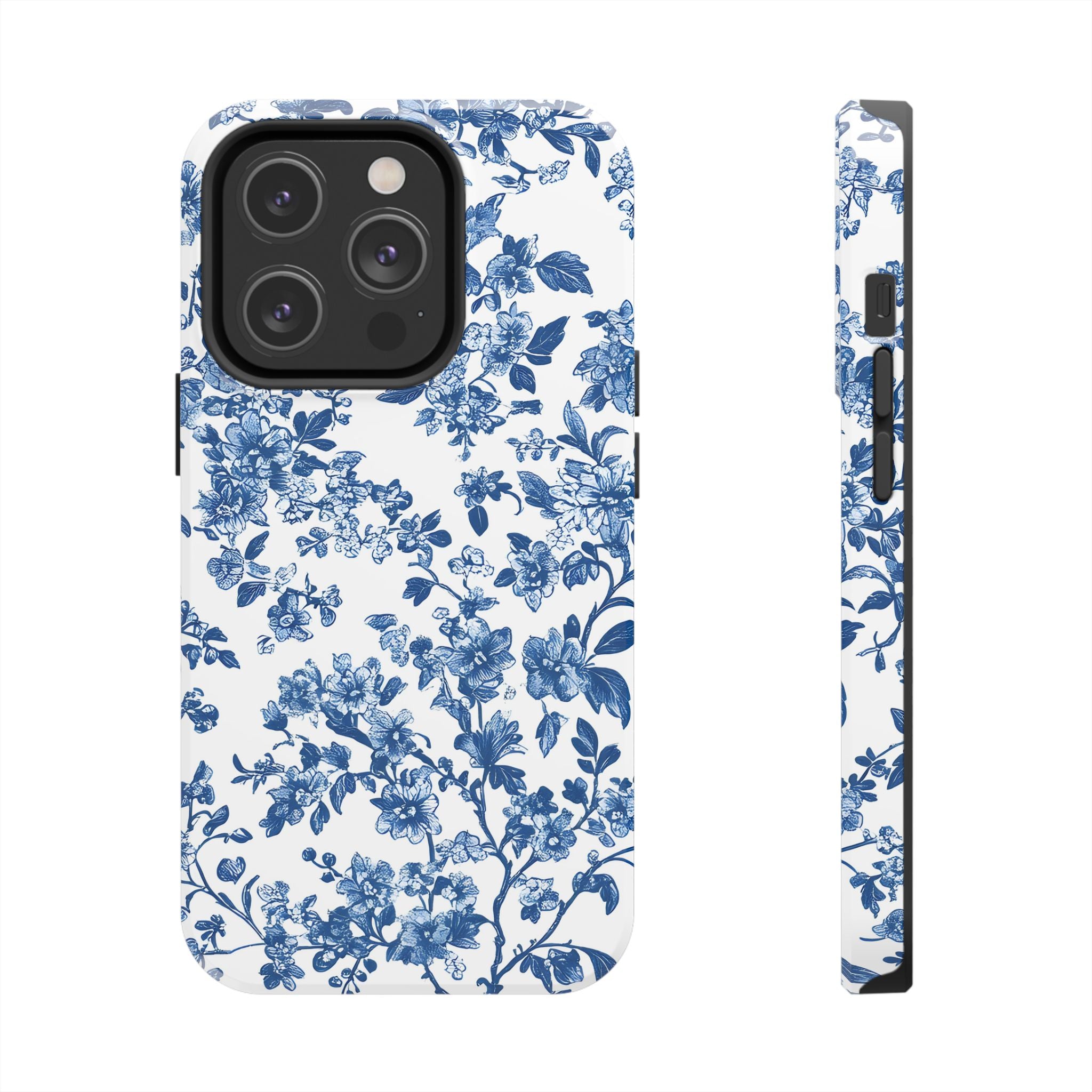 french-toile-floral-tough-iphone-case-blue-iphone-cover-protective-iphone-case-hard-shell-iphone-case-vintage-design-phone-ca