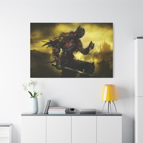 dark-souls-canvas-wall-art-cinder-matte-stretched-canvas-dark-souls-game-art-work-home-decor-canvas-print