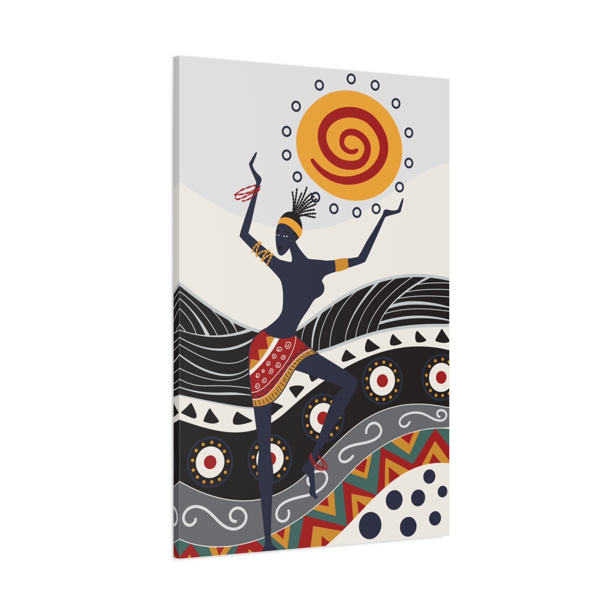 stretched-canvas-print-african-ornament-traditional-dance-wall-decor-african-wall-art-tribal-home-decoration-ethnic-african-a
