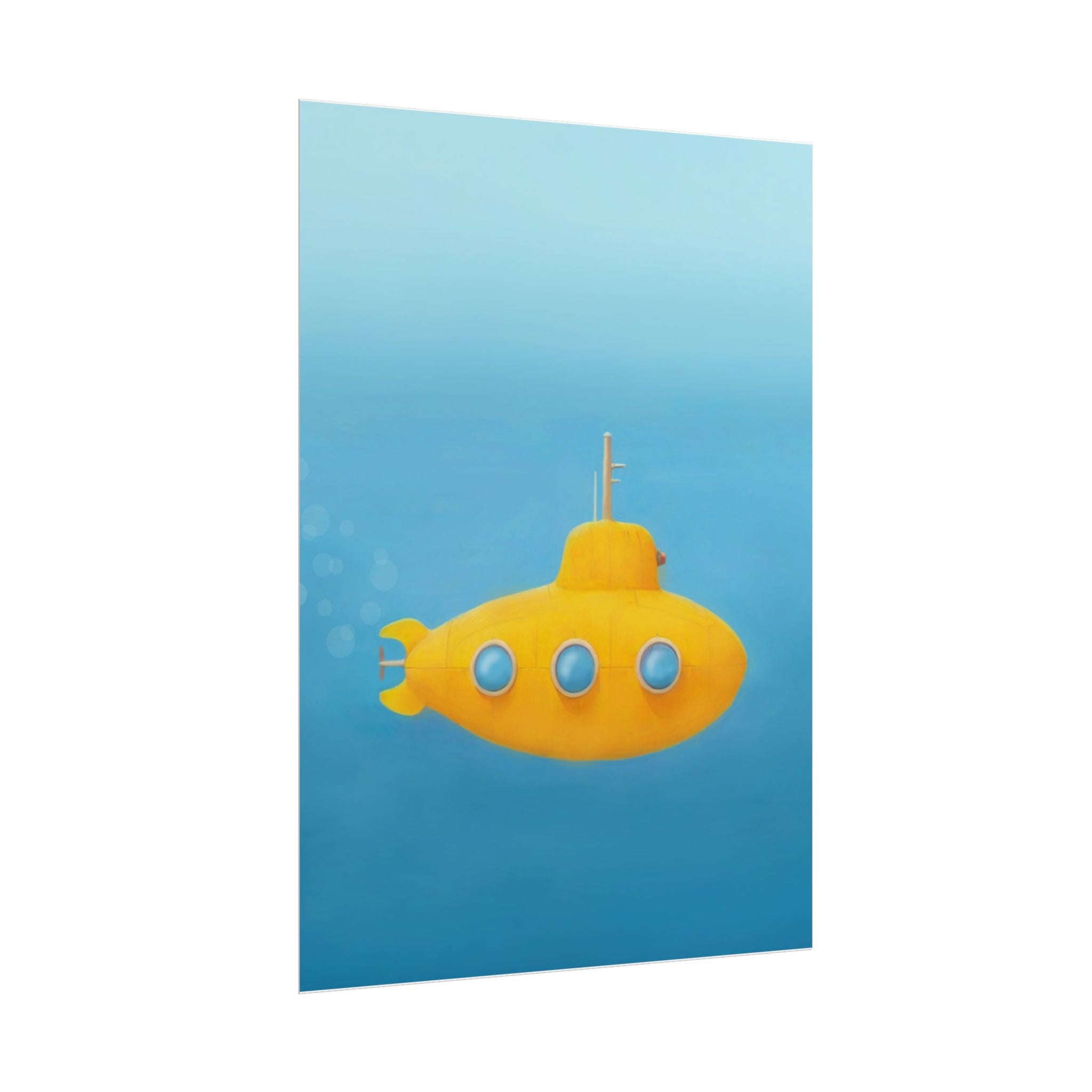 yellow-submarine-nursery-poster-art-fine-art-poster-wall-art-submarine-print-yellow-nursery-decor-gender-neutral-nursery