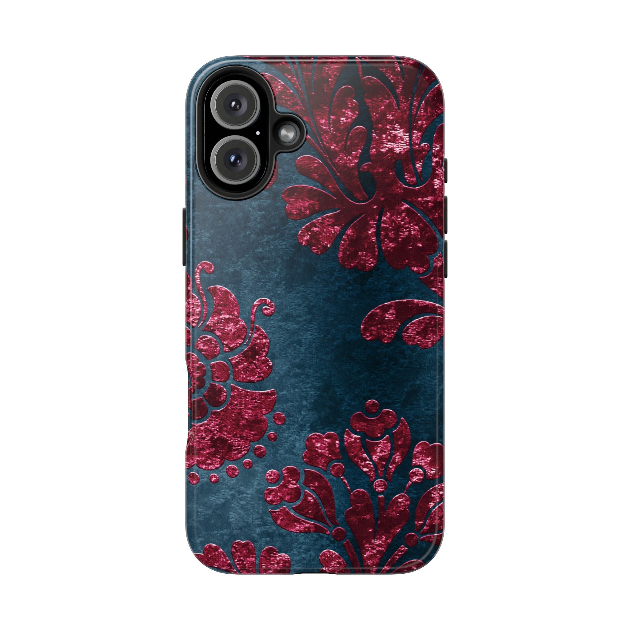 embossed-burgundy-velvet-tough-iphone-case-protective-iphone-cover-heavy-duty-iphone-case-rugged-phone-case-durable-smartphon