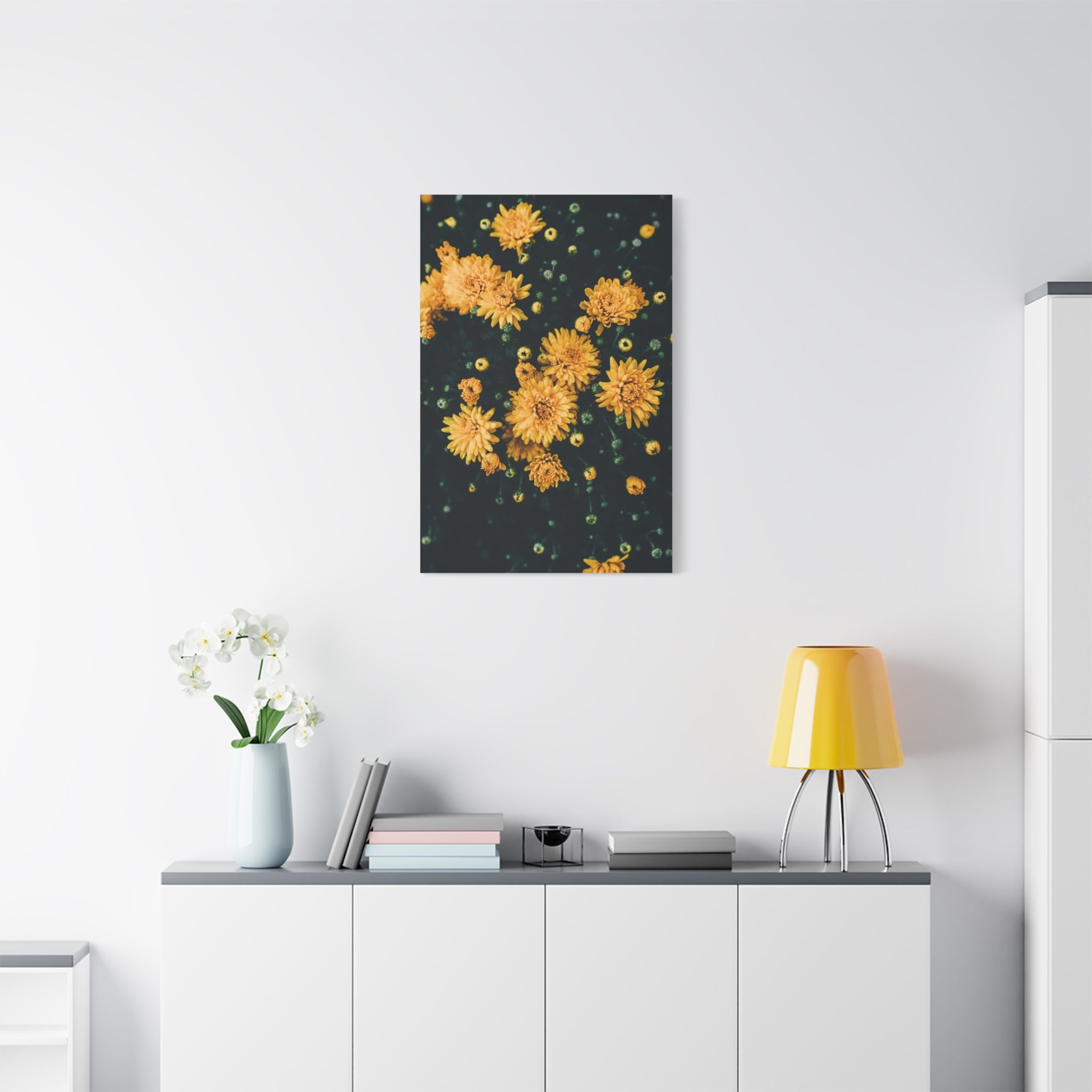 canvas-print-yellow-flower-art-matte-canvas-stretched-wall-decor-floral-home-decor-gift-bright-botanical-art-print-gallery-wr