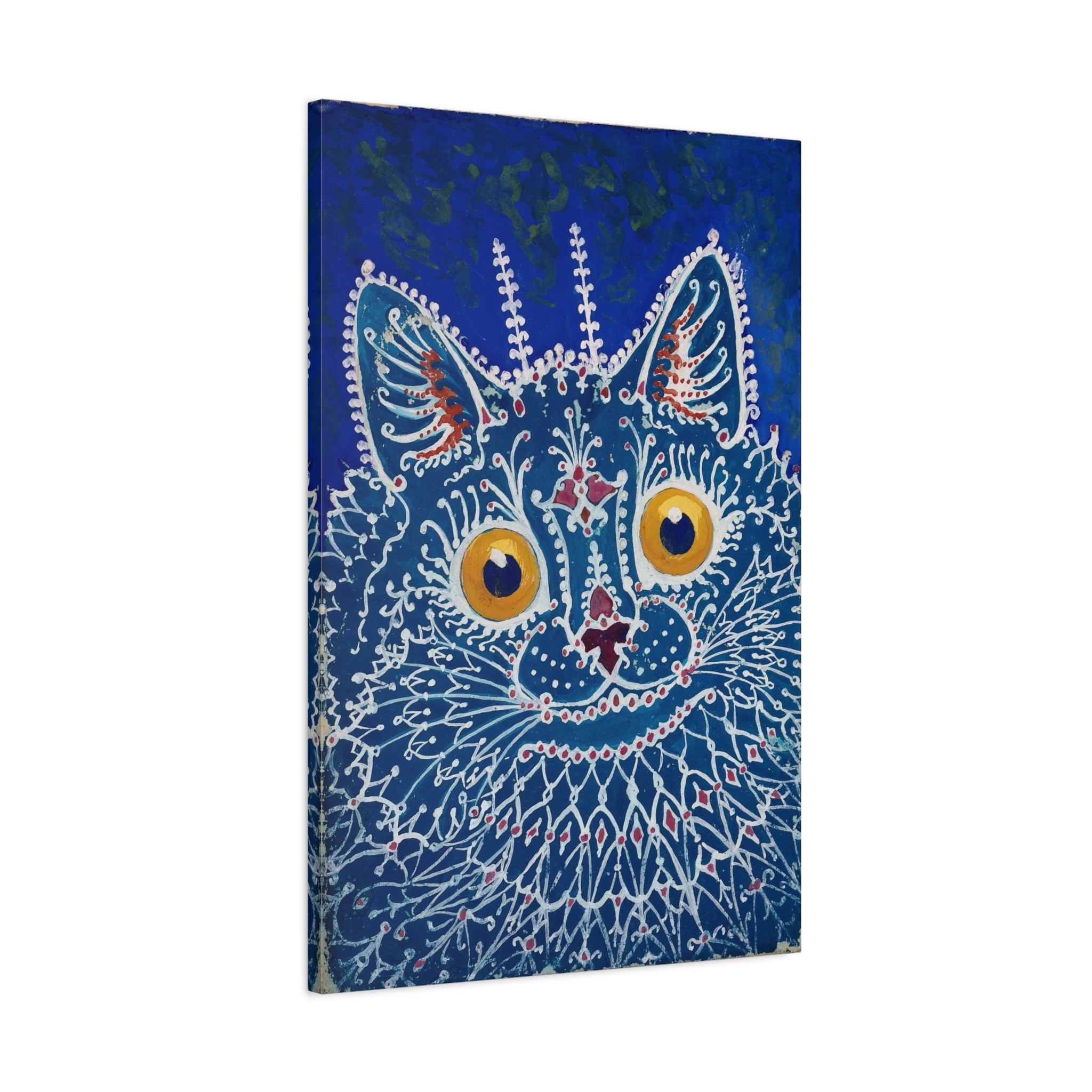 canvas-print-louis-wain-cat-gothic-style-gouache-art-large-wall-decor-matte-stretched-home-office-decoration-unique-cat-print