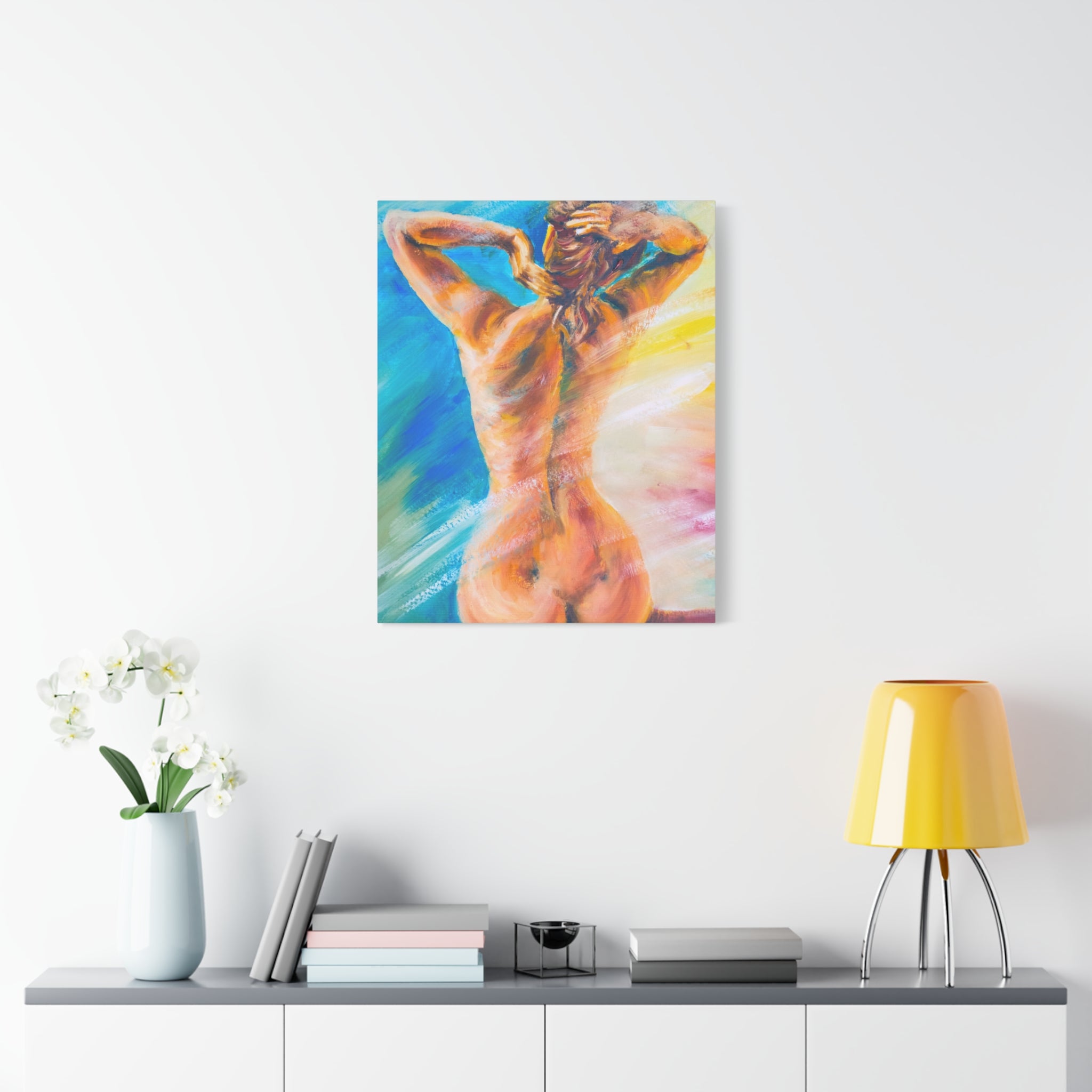canvas-print-violin-naked-woman-body-oil-effect-wall-decor-matte-stretched-art-musician-gift-bedroom-decoration-living-room-a