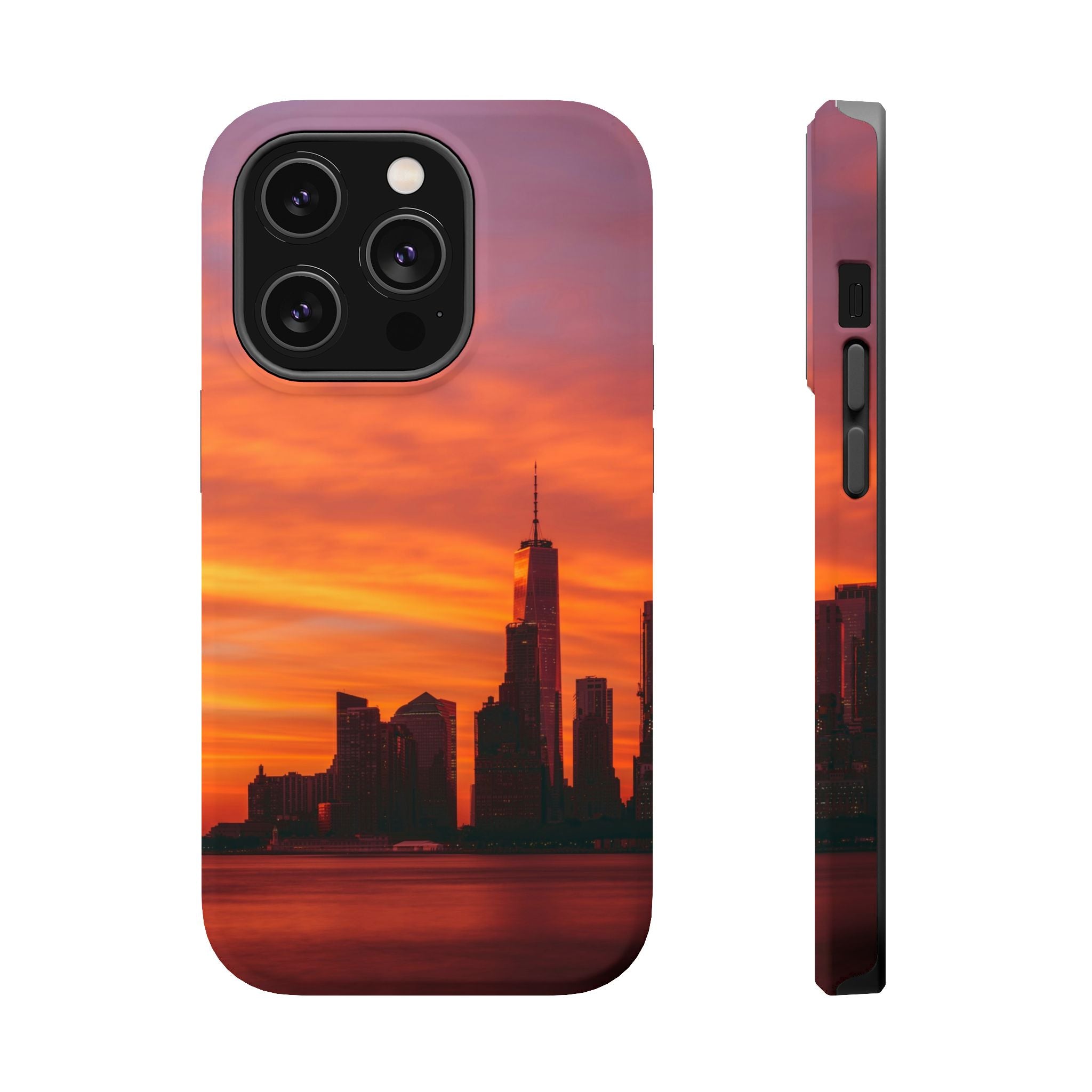 sunset-nyc-cityscape-magnetic-tough-case-durable-phone-protector-new-york-tough-case-gift-for-photographers-urban-aesthetic