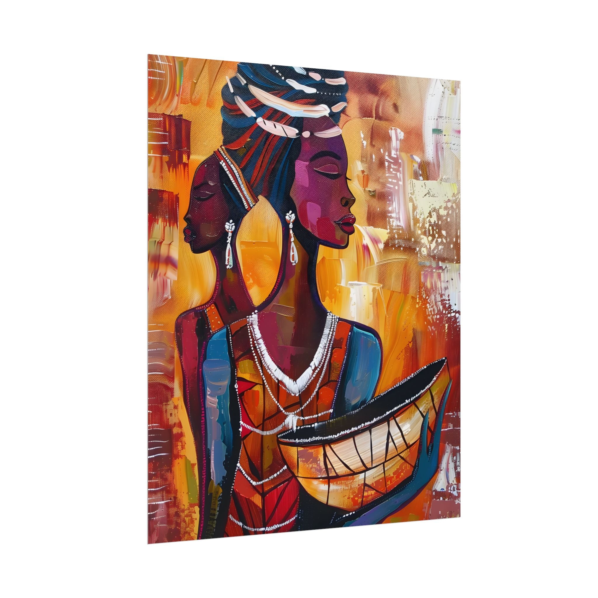 traditional-african-woman-poster-print-african-portrait-afrocentric-home-wall-decor-tribal-art-african-american-art-ethnic-wa