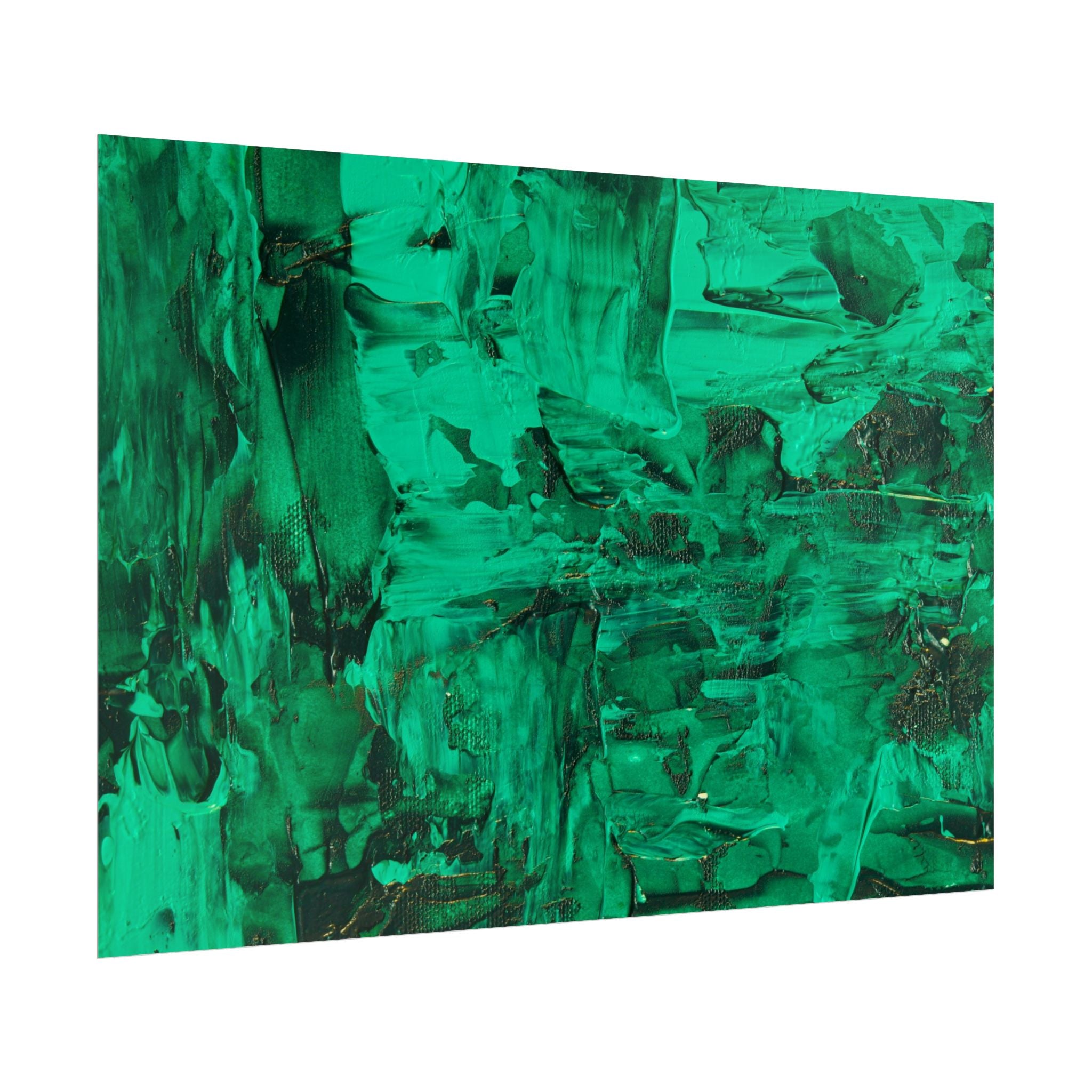 Abstract Green Poster Wall Art, Home Decor, Office Decor, Green Canvas Bedroom, Green Poster Print, Modern Art, Green Wall Decor