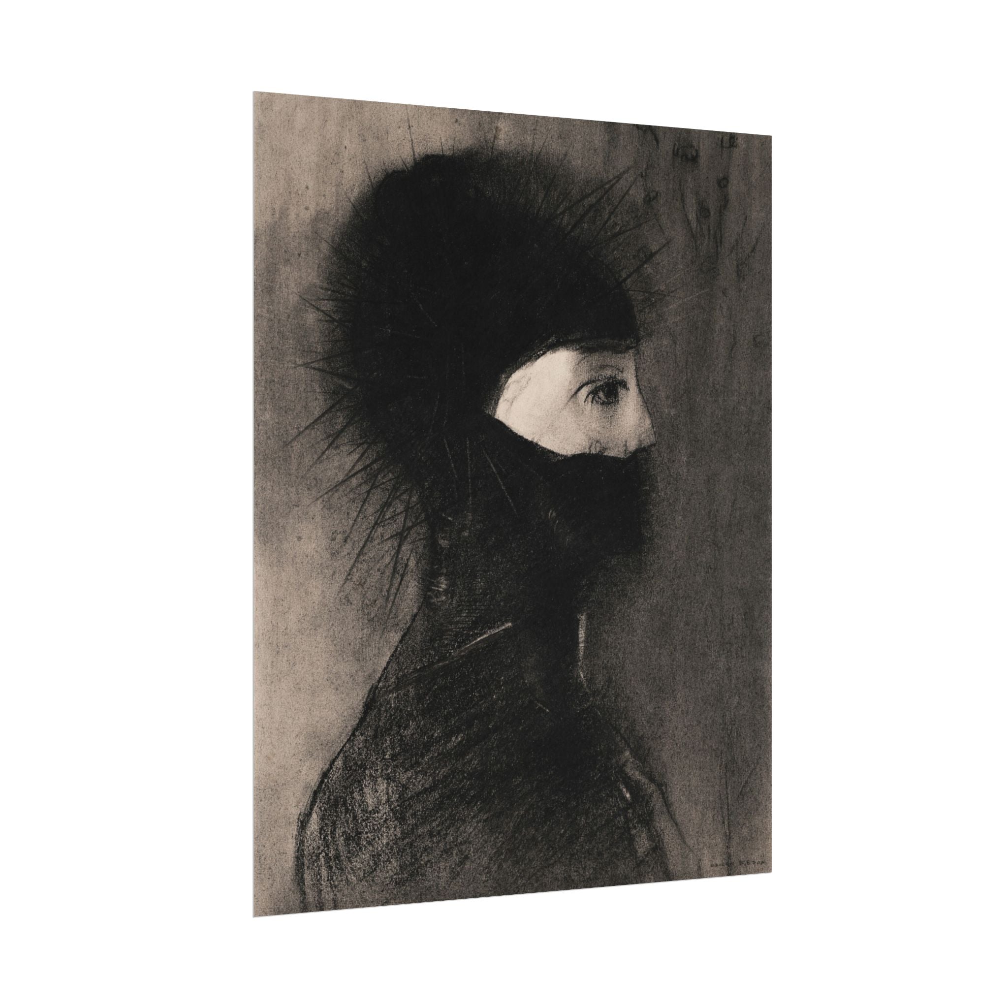 armor-by-odilon-redon-poster-print-vintage-woman-illustration-post-impressionism-art-wall-decor